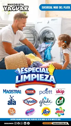Vista previa Yaguar - Especial Limpieza Mar del Plata válido desde el 20.04.2026