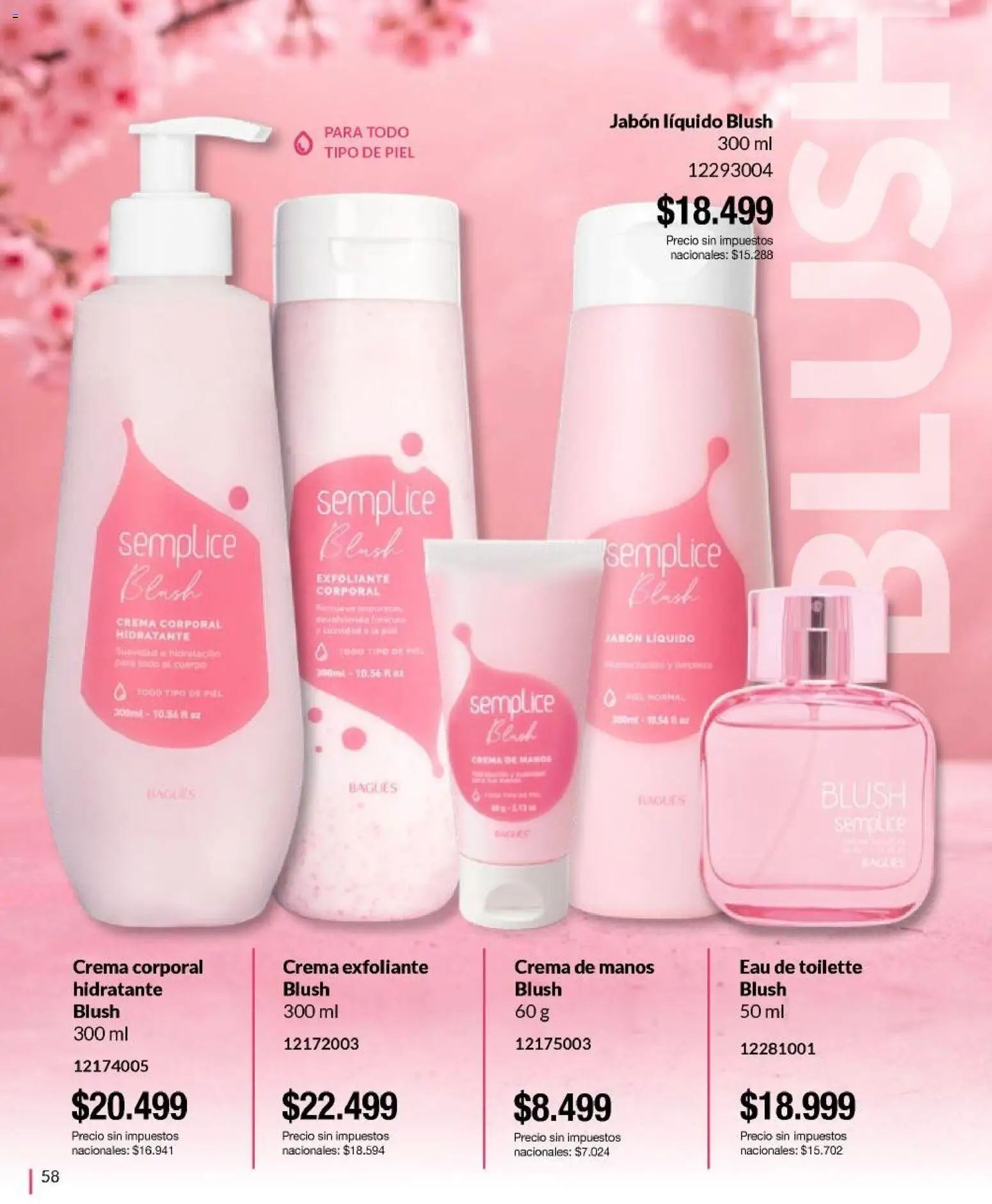 Bagués - Catálogo │ válido desde el 09.02.2026 | Página: 58 | Productos: Eau de toilette, Exfoliante corporal, Jabón, Crema