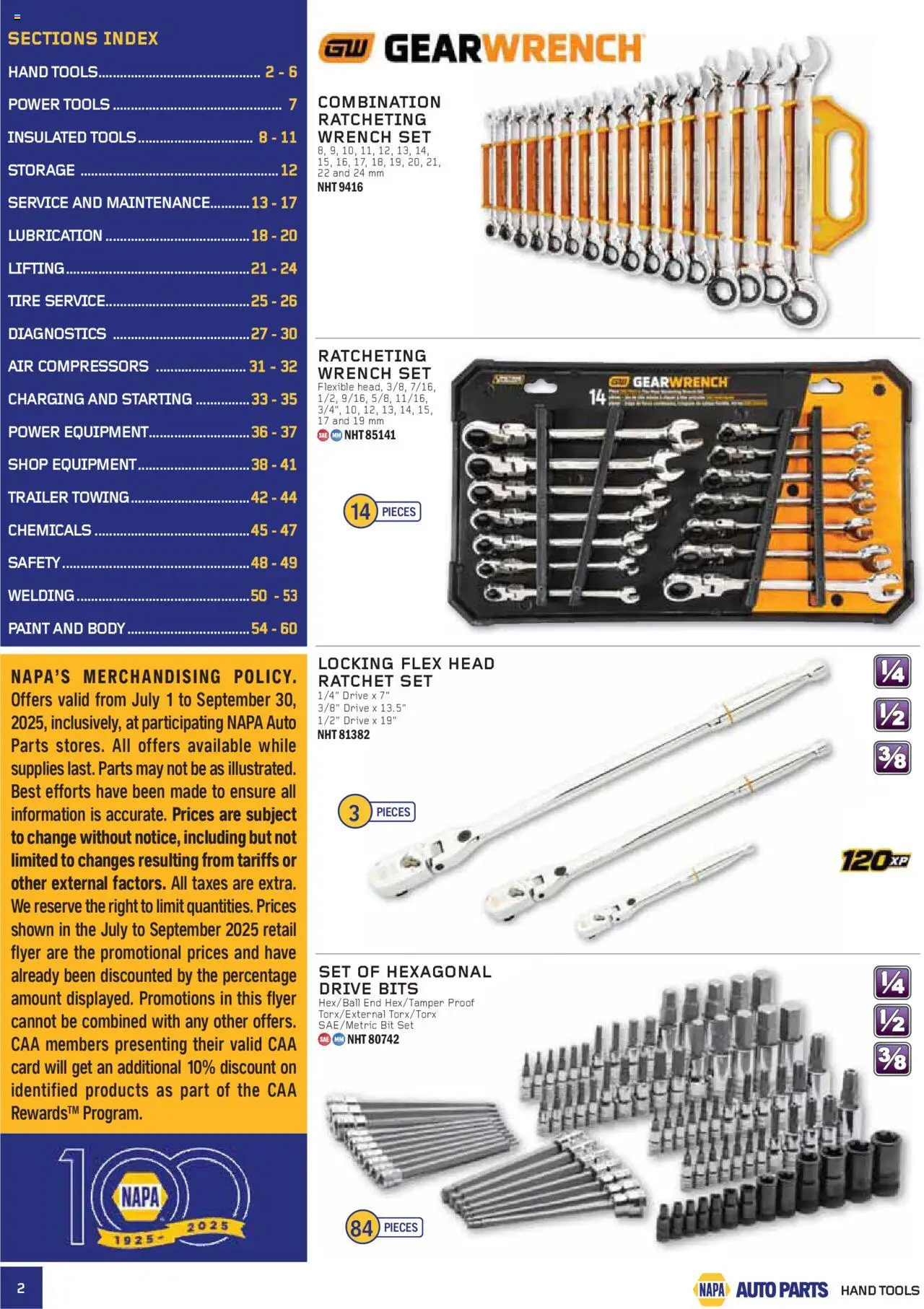 NAPA Auto Parts flyer valid from 01.07.2025 | Page: 2