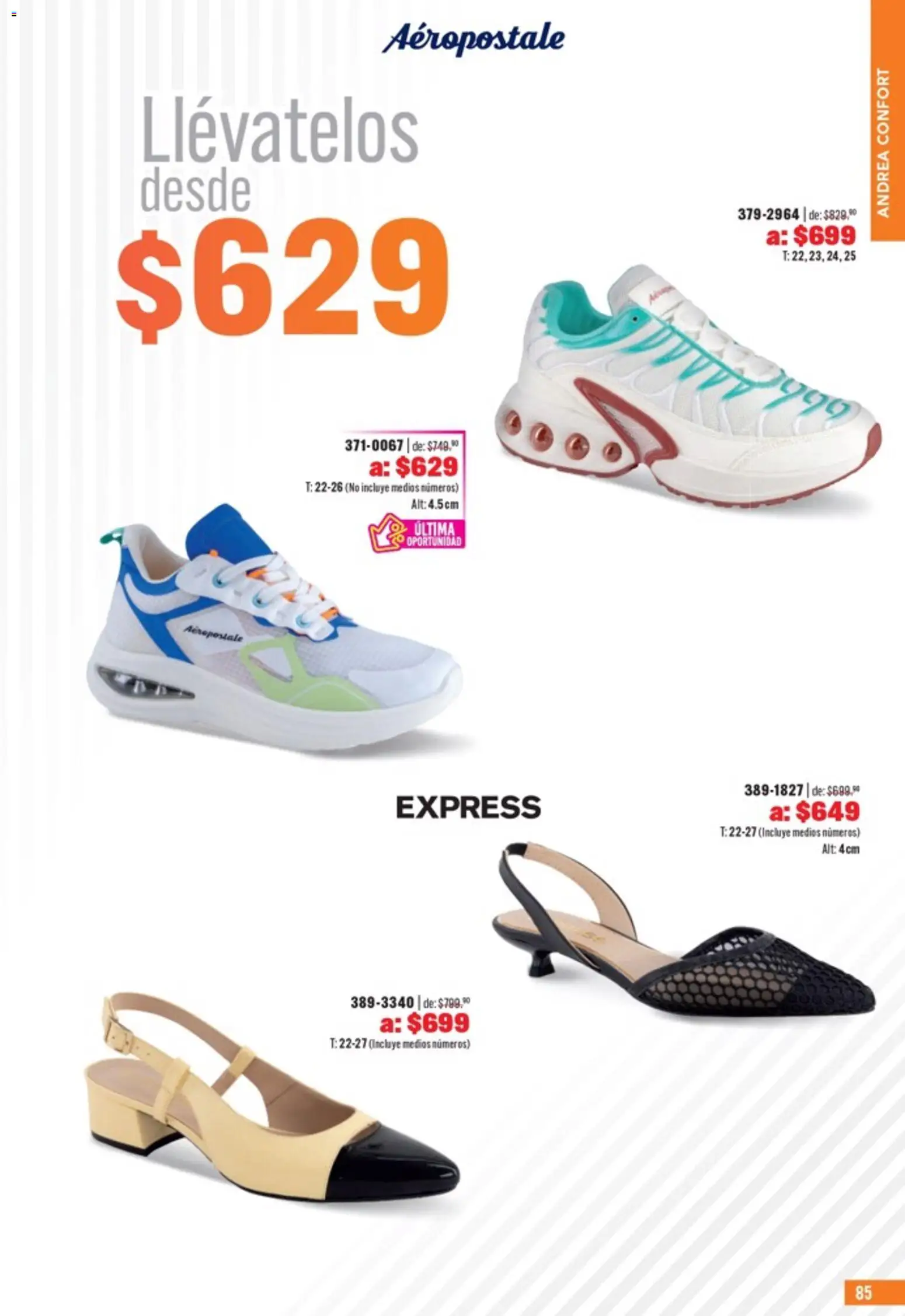 Nuevas ofertas de Andrea válidas en toda la República Mexicana desde el 05.04.2026. ¡Encuentra las mejores ofertas en Andrea catálogo Outlet! | Página: 85
