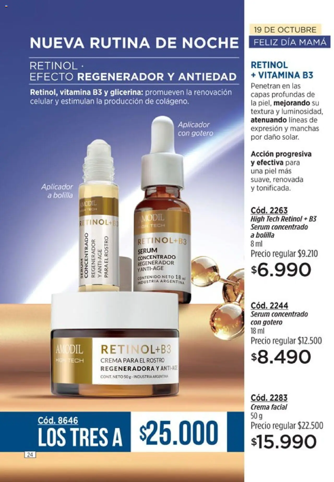 Catálogo Amodil Campaña 14 │ válido desde el 19.08.2025 | Página: 24 | Productos: Serum, Crema