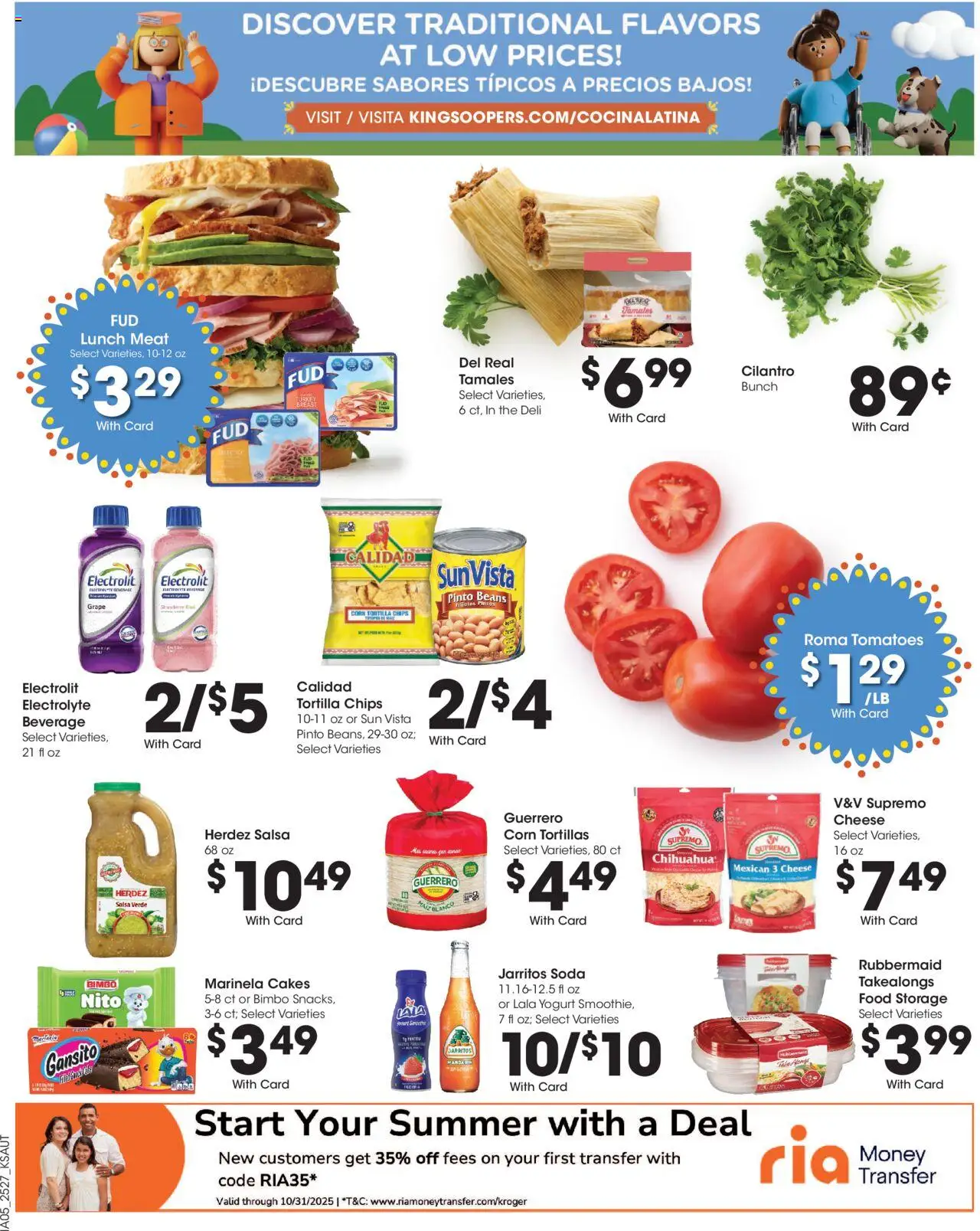 King Soopers Weekly Ad - valid from 06.08.2025 | Page: 13 | Products: Corn, Cheese, Yogurt, Tomatoes