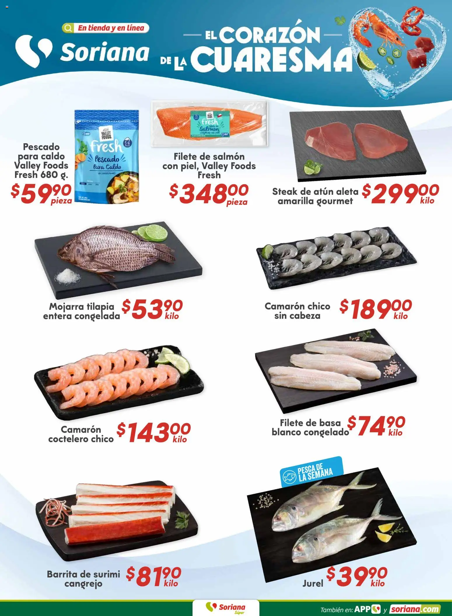 Nuevas ofertas de Soriana válidas en toda la República Mexicana desde el 19.02.2026. ¡Encuentra las mejores ofertas en Soriana - Fin de Semana Súper: Tamaulipas (excepto Cd. Victoria y Tampico)! | Página: 10 | Productos: Atún