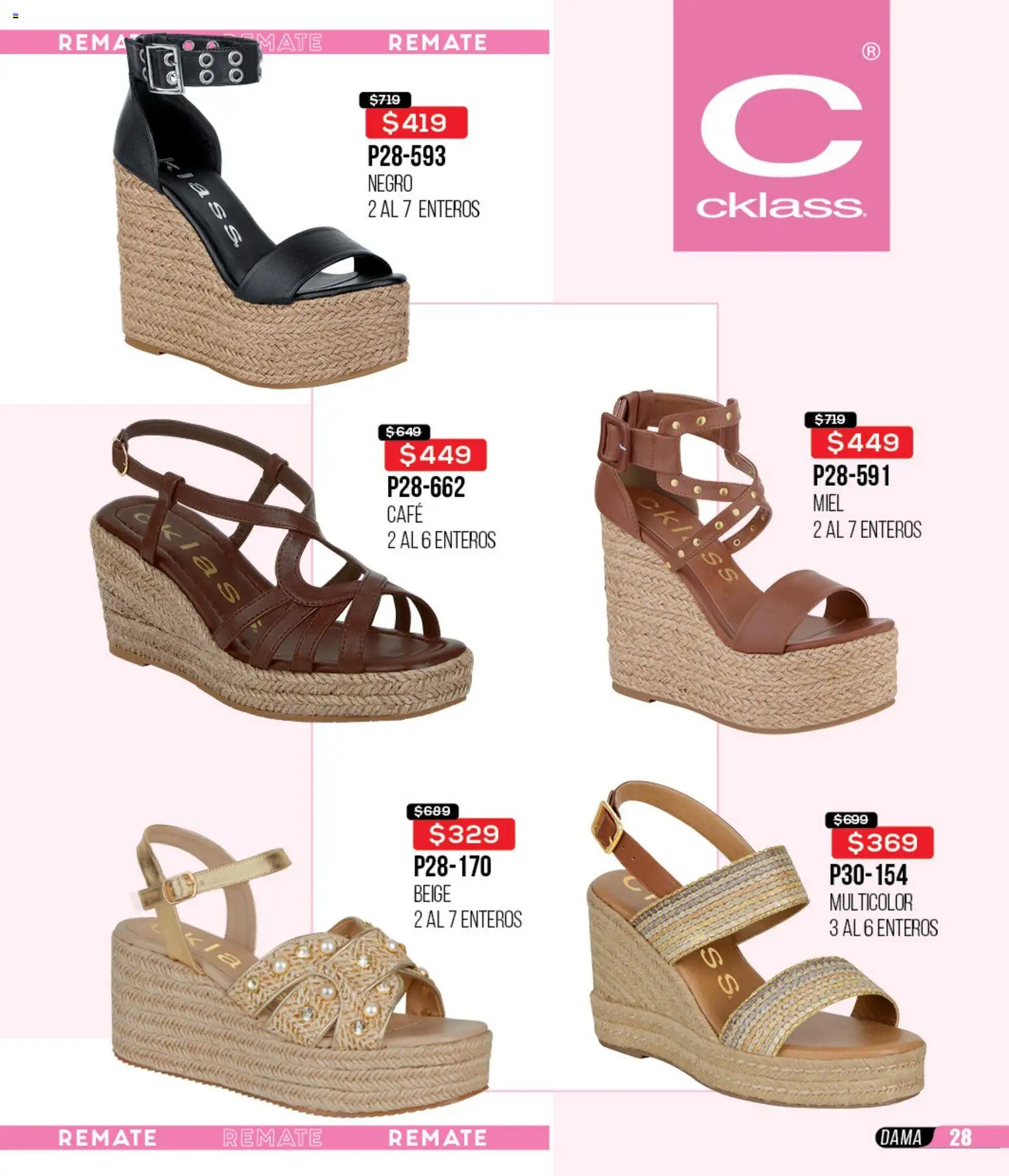 Nuevas ofertas de Cklass válidas en toda la República Mexicana desde el 16.02.2026. ¡Encuentra las mejores ofertas en Cklass catálogo Remate Ropa! | Página: 162 | Productos: Café, Mate