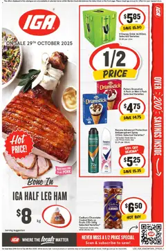 Preview of IGA Catalogue WA - valid from 29.10.2025