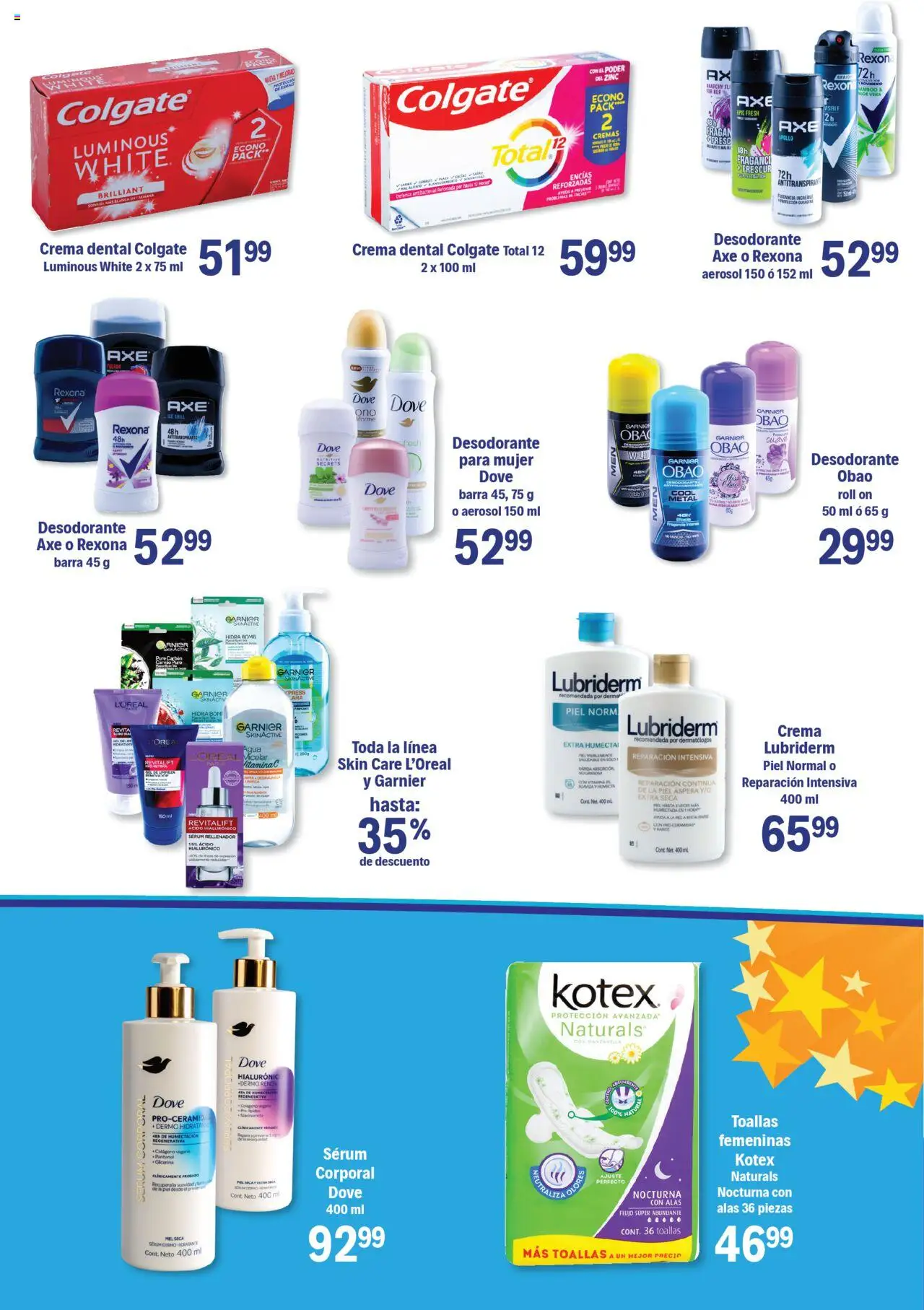 Nuevas ofertas de S-Mart válidas en toda la República Mexicana desde el 14.10.2025. ¡Encuentra las mejores ofertas en S-Mart - Folleto de Feria - Matamoros! | Página: 5 | Productos: Desodorante, Crema, Barra, Body