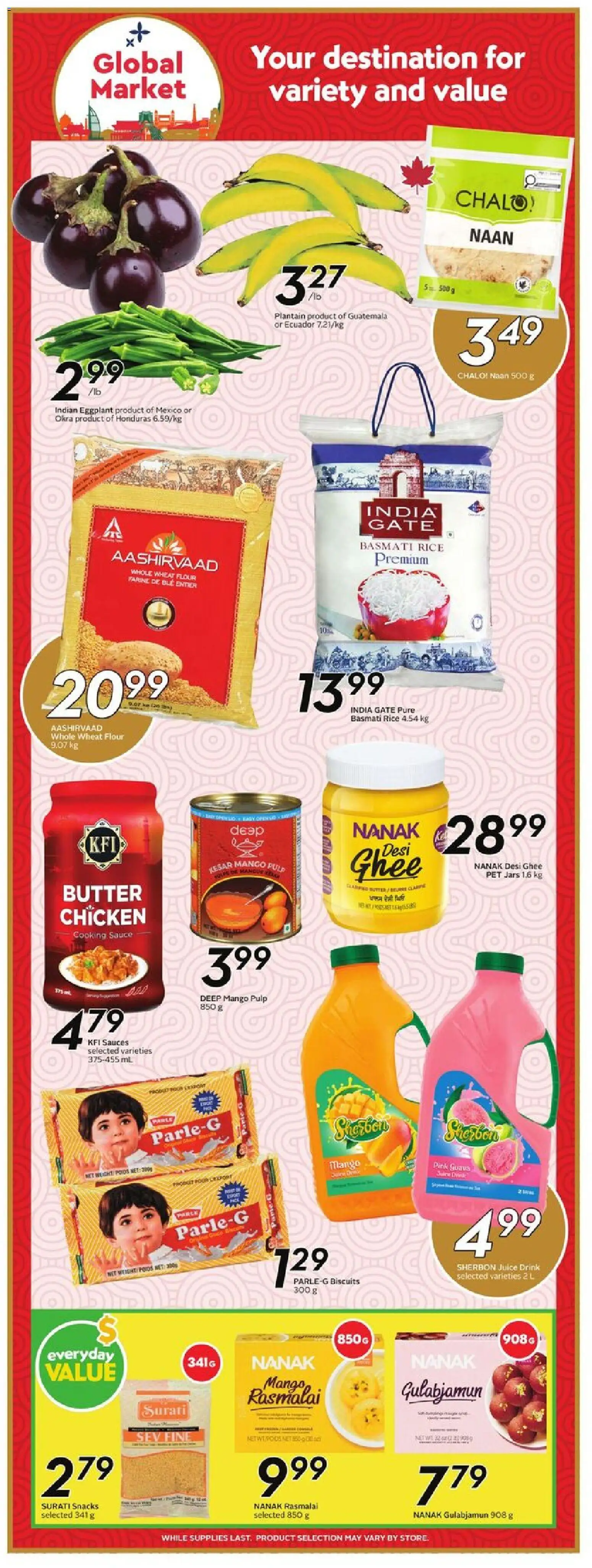 Safeway flyer valid from 26.02.2026 | Page: 14 | Products: Rice, Butter, Juice, Chicken