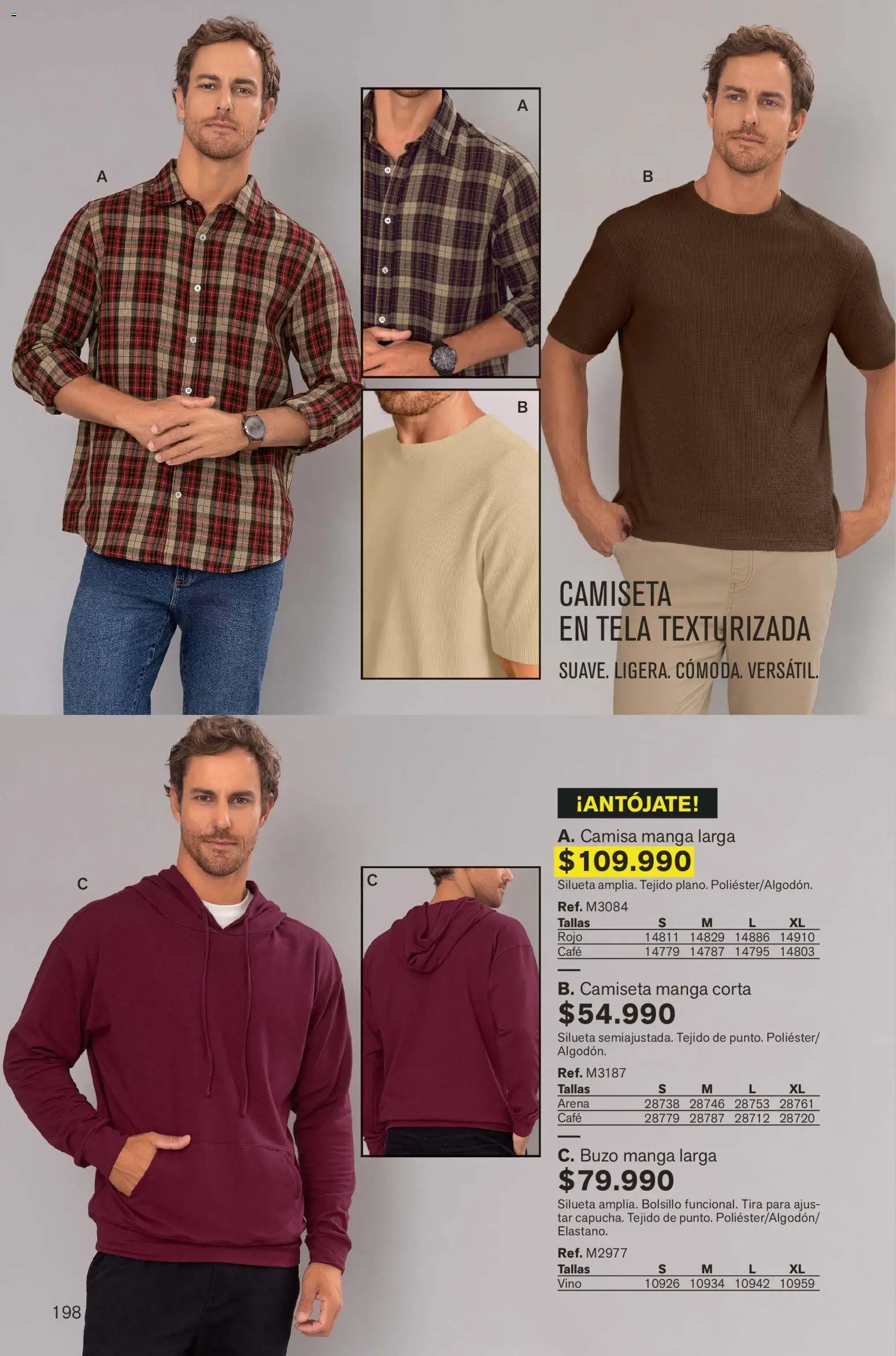 Leonisa revista - valida desde el 01.02.2026 | Página: 198 | Productos: Buzo, Camiseta, Camisa, Café