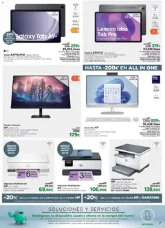 Vista previa de El Corte Inglés catálogo Los Tecnoprecios, nuevo folleto de la tienda, válido en México a partir del 27.10.2025 | Página: 7 | Productos: Tablet, Monitor, Impresora, Té