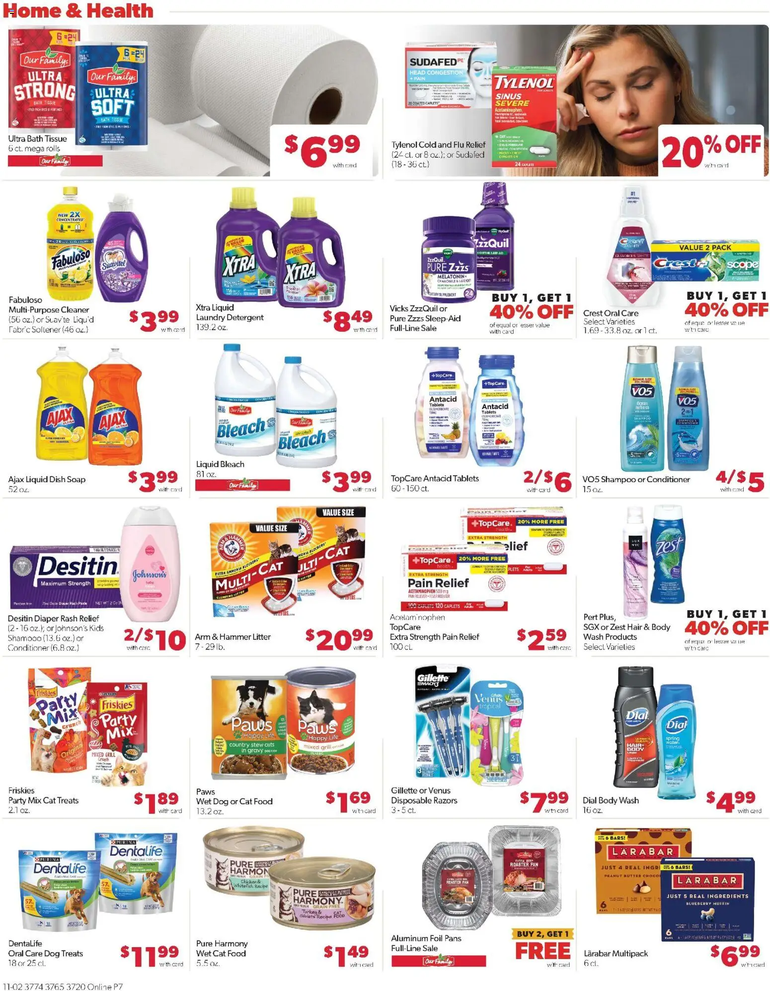 Family Fare Weekly Ad - MI - valid from 02.11.2025 | Page: 11 | Products: Bath, Cat Food, Shampoo, Body Wash