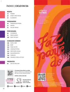 Avon - Campanha 04 - Pré-Visualização do folheto da loja Avon, válido de 18.02.2026 | Página: 12