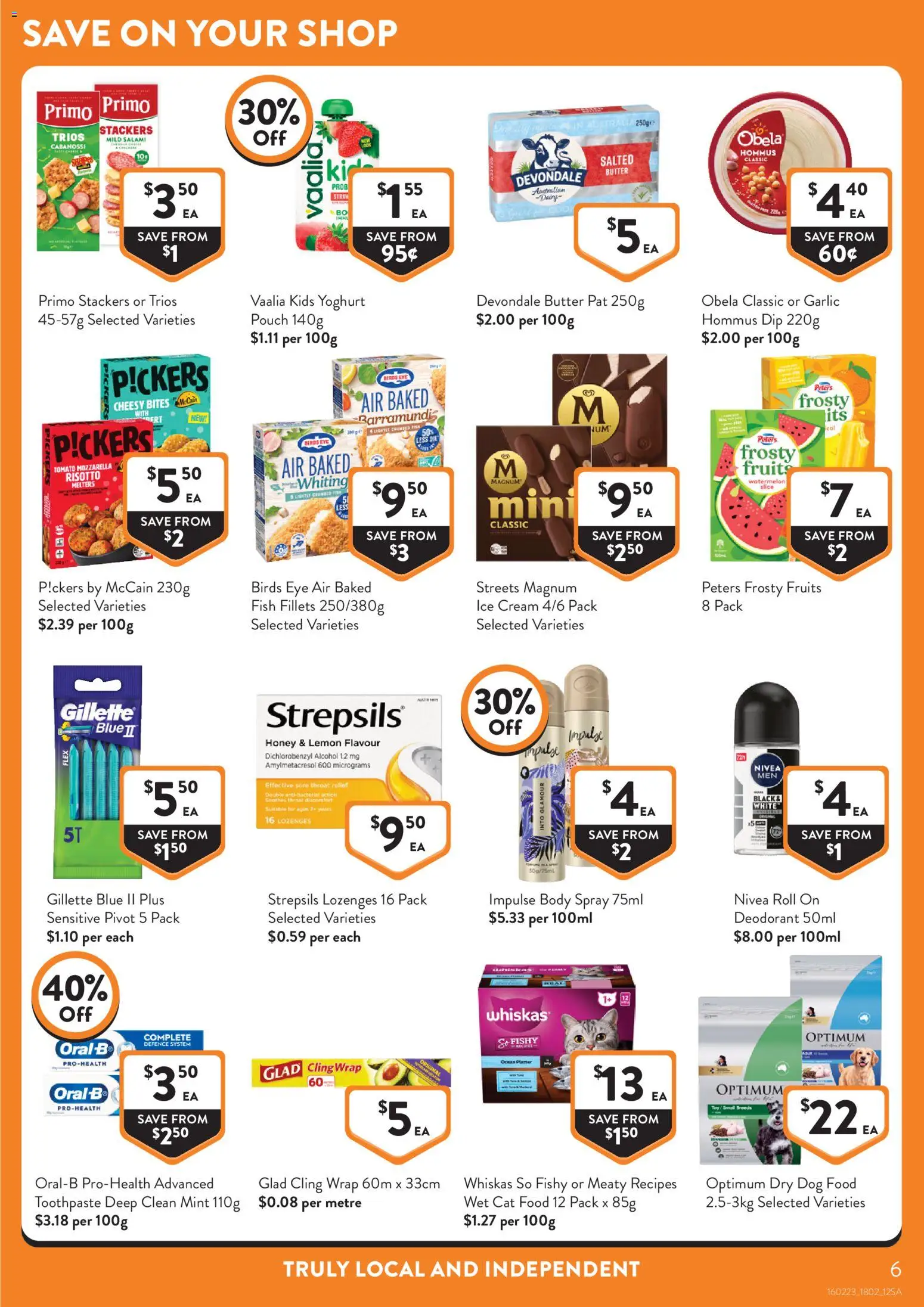 Foodworks catalogue - valid from 18.02.2026 | Page: 6 | Products: Salami, Honey, Fish, Fruits