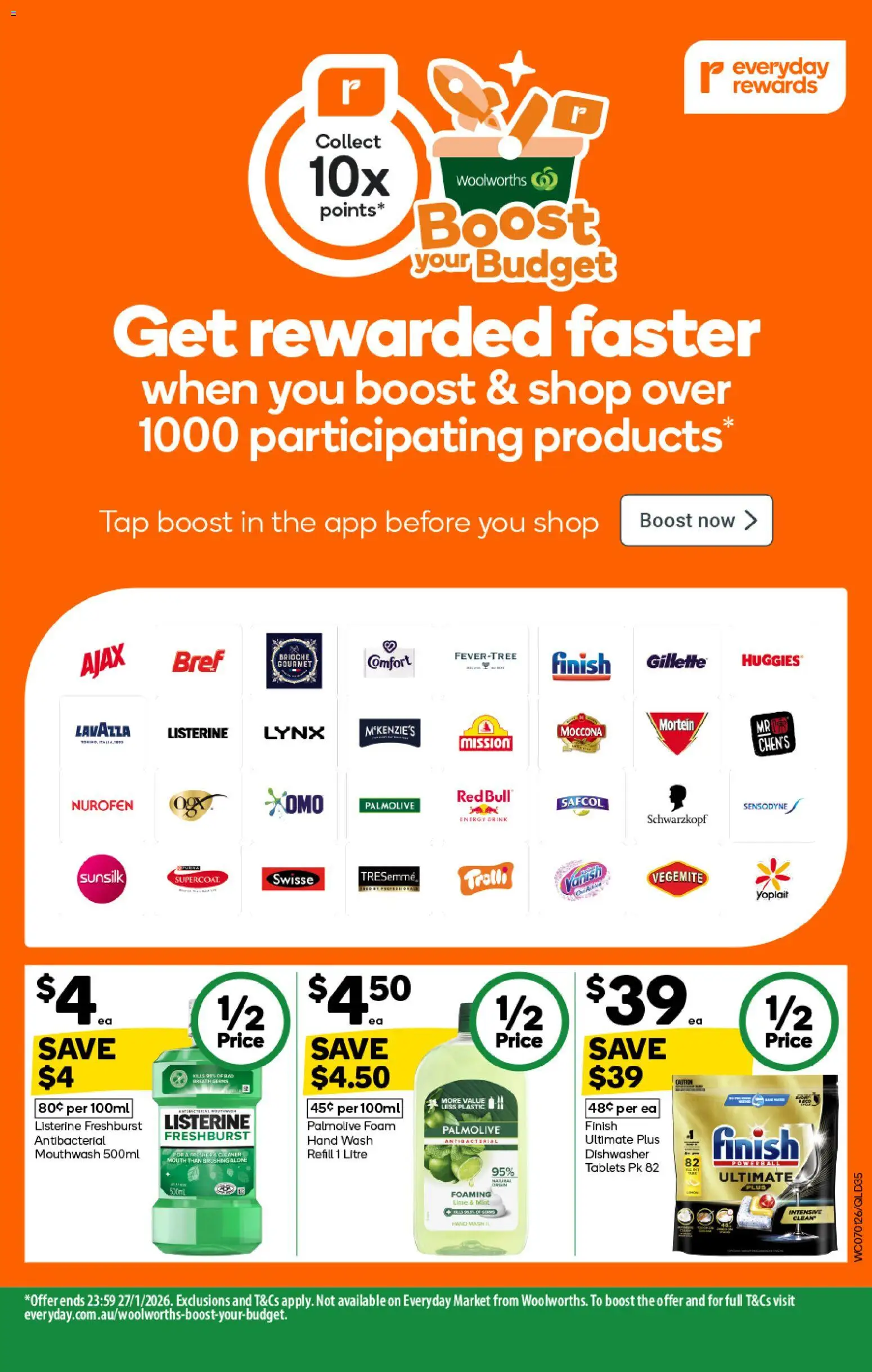 Woolworths catalogue - valid from 07.01.2026 | Page: 35 | Products: Energy drink, Mouthwash, Lime, Moccona