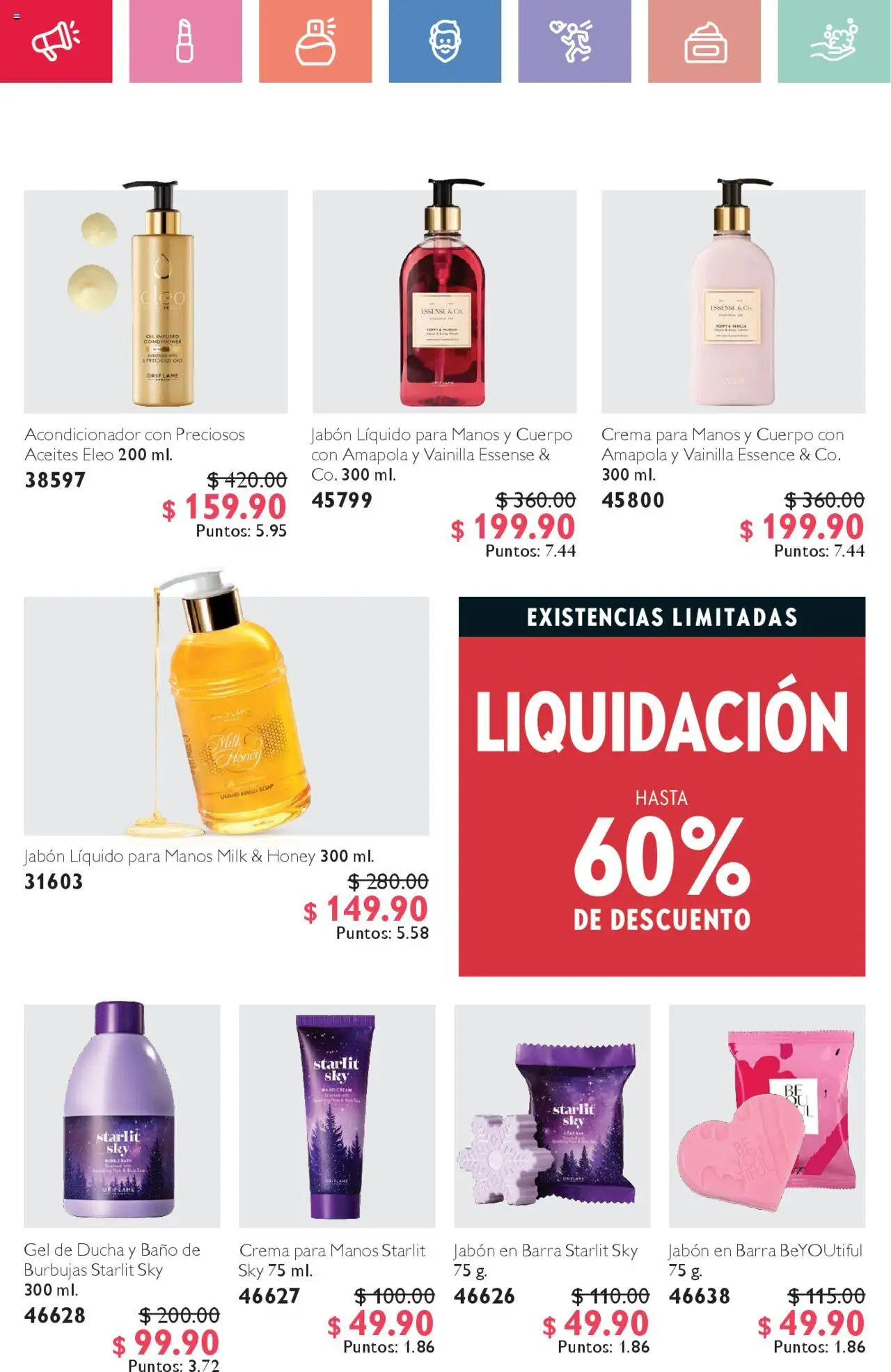 Nuevas ofertas de Oriflame válidas en toda la República Mexicana desde el 02.08.2025. ¡Encuentra las mejores ofertas en Oriflame - Campaña 11 2025! | Página: 71 | Productos: Crema, Barra, Baño, Gel de ducha