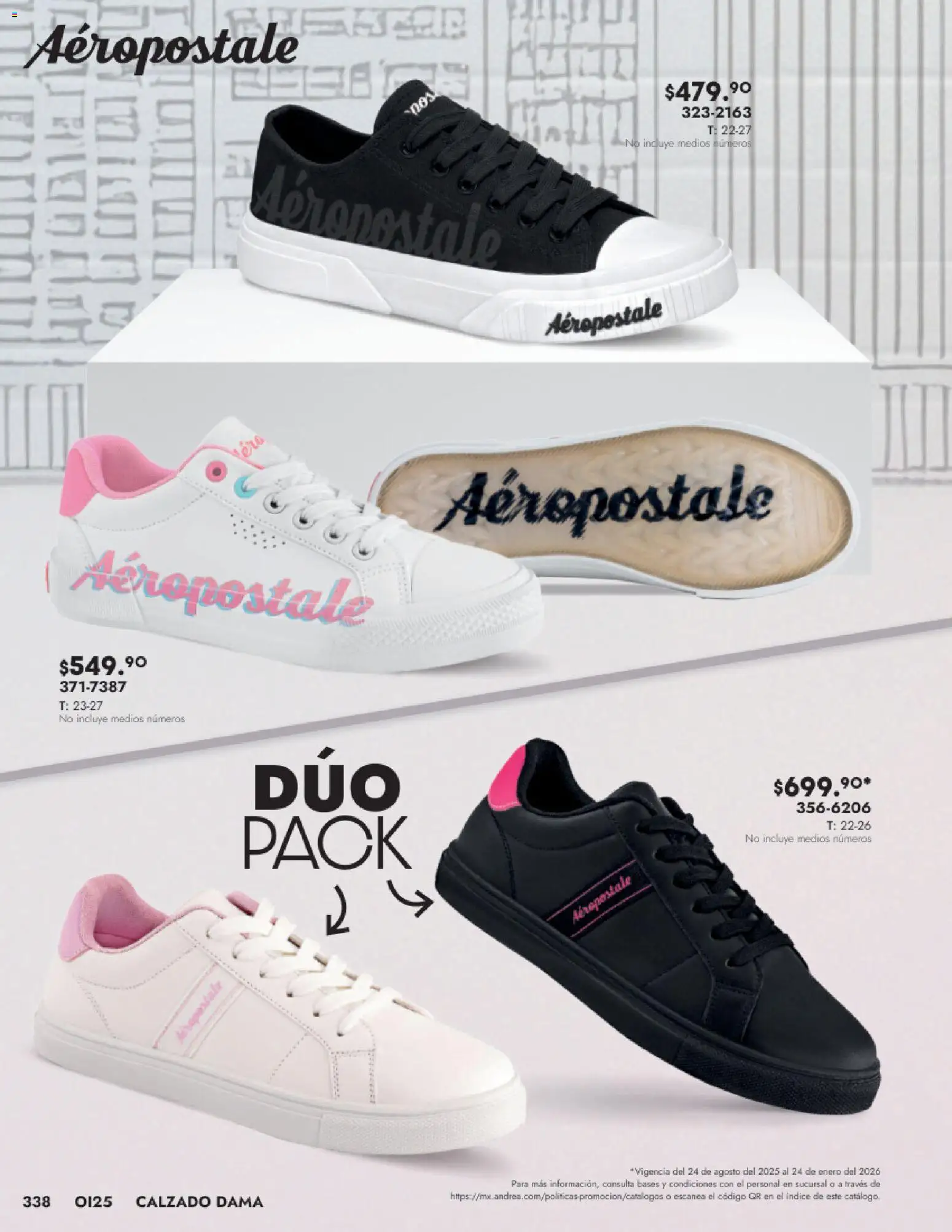 Nuevas ofertas de Andrea válidas en toda la República Mexicana desde el 24.08.2025. ¡Encuentra las mejores ofertas en Andrea - Catálogo Calzado Dama! | Página: 338