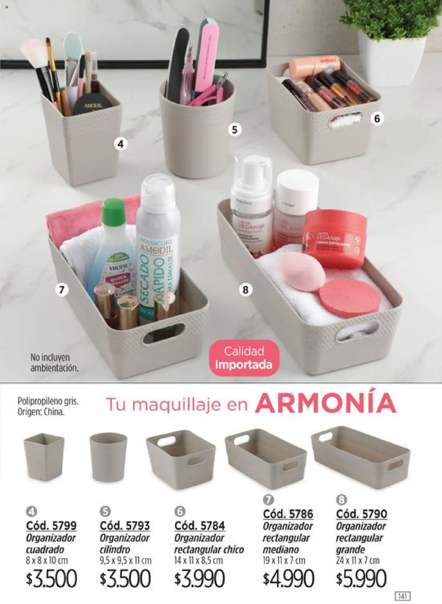 Catálogo Amodil Campaña 1/2026 │ válido desde el 01.01.2026 | Página: 141 | Productos: Organizador, Maquillaje