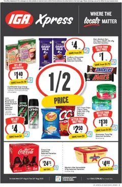Preview of IGA Xpress VIC - valid from 20.08.2025