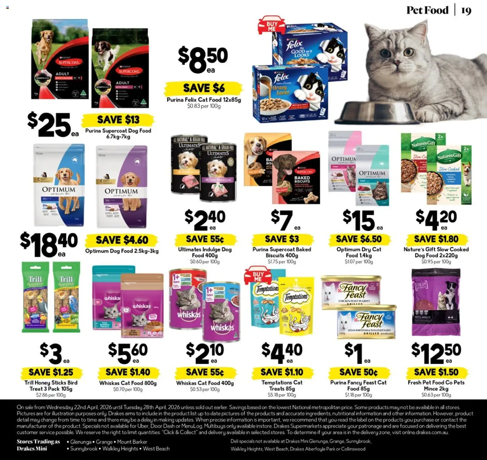 Drakes catalogue - valid from 22.04.2026 | Page: 19 | Products: Door, Honey, Chicken, Date