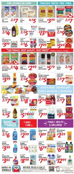 Preview of Rouses weekly ads valid from 29.04.2026 | Page: 4 | Products: Box, Tea, Sour cream, Cheesecake