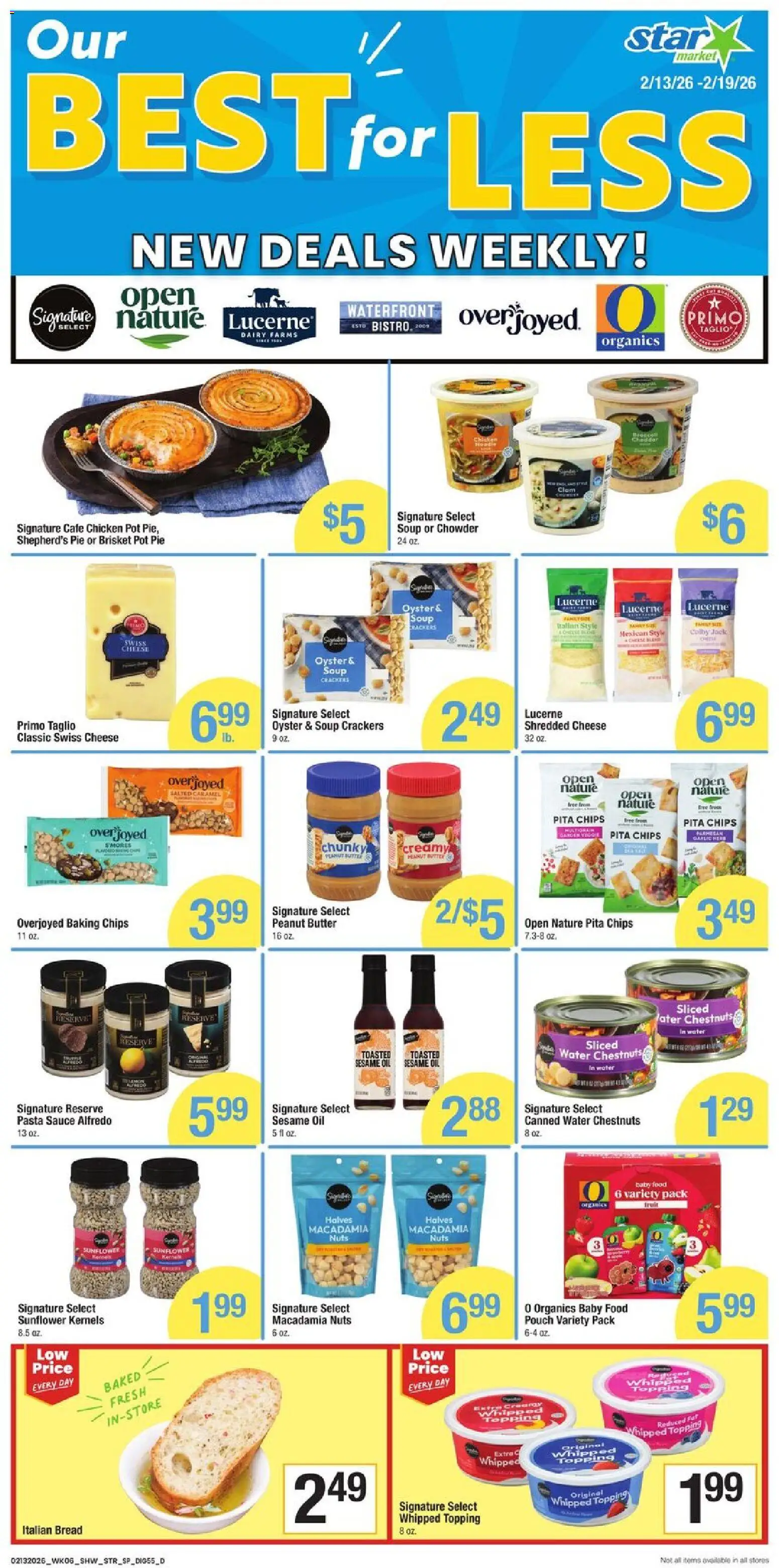 Star Market Weekly Ad - valid from 13.02.2026 | Page: 7 | Products: Cheese, Nuts, Sauce, Garlic