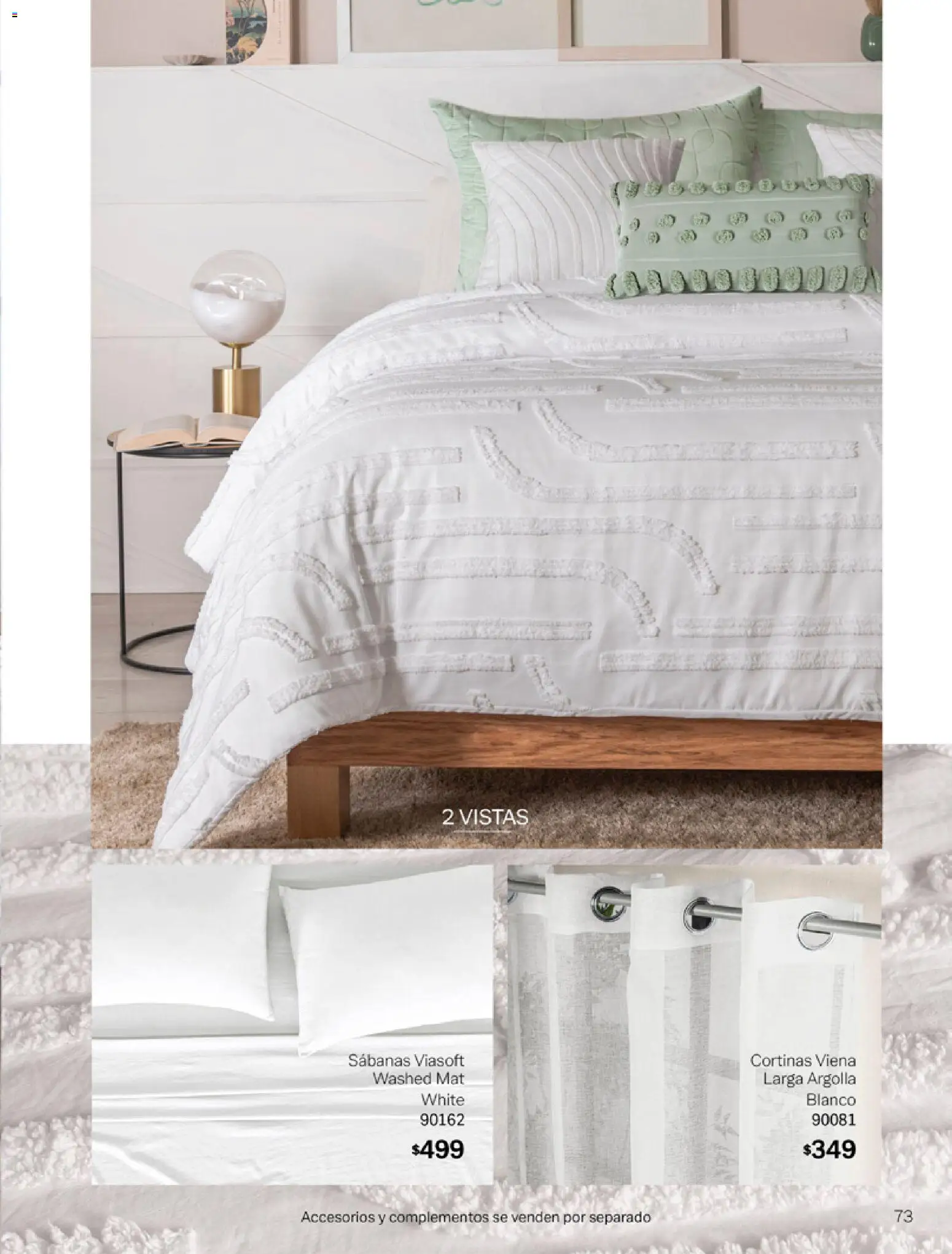 Nuevas ofertas de Vianney válidas en toda la República Mexicana desde el 06.03.2026. ¡Encuentra las mejores ofertas en Vianney catálogo Tu hogar, nuestra pasión! | Página: 75 | Productos: Sabanas, Cortinas