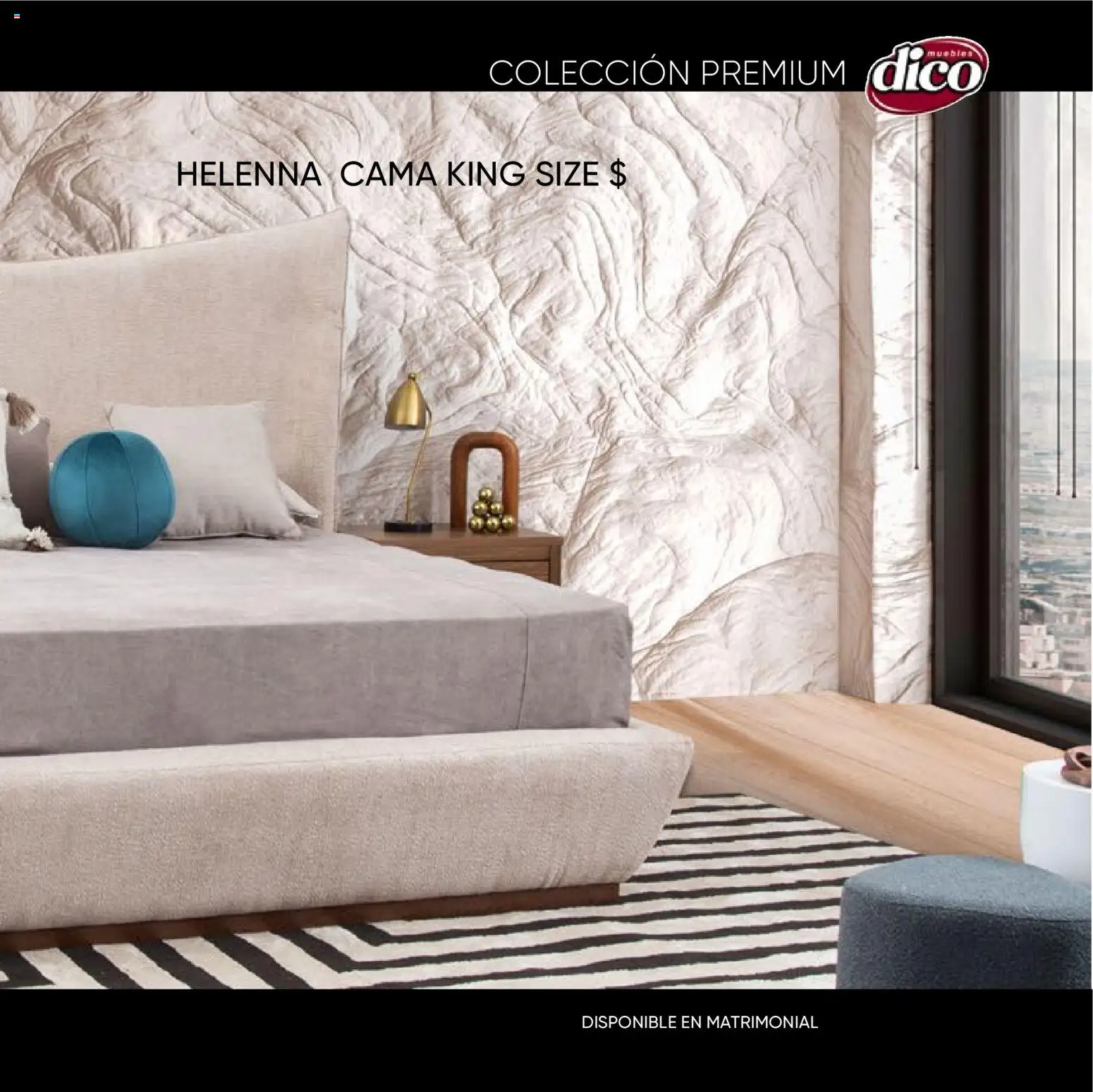 Nuevas ofertas de Muebles Dico válidas en toda la República Mexicana desde el 22.10.2025. ¡Encuentra las mejores ofertas en Muebles Dico catálogo Colección Premium! | Página: 61 | Productos: Cama