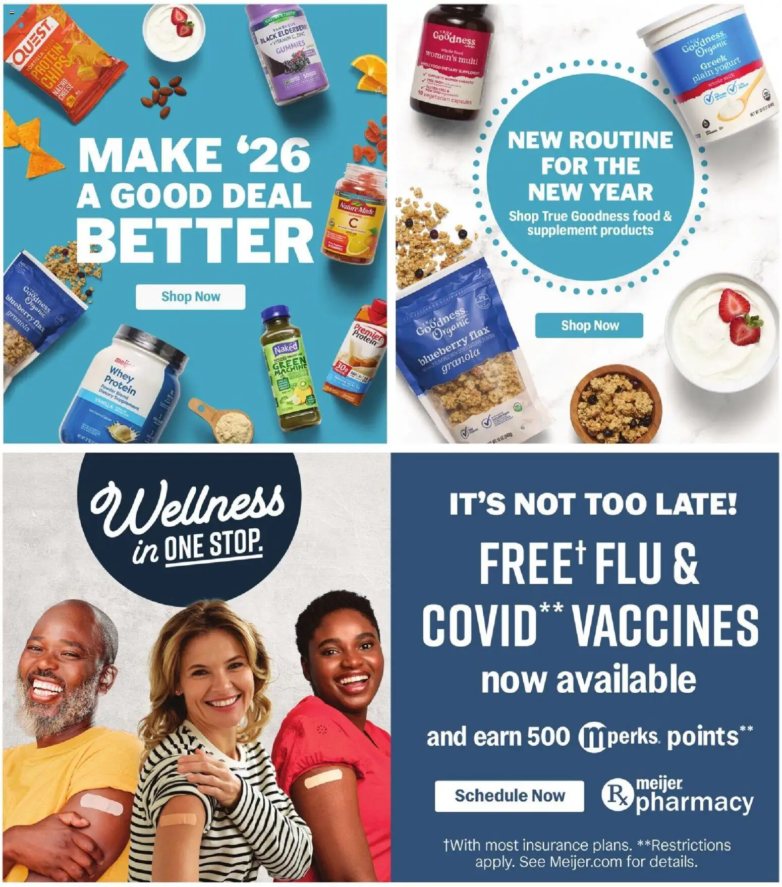 Meijer Weekly Ad - valid from 02.01.2026 | Page: 36 | Products: Zinc, Powder, Cheese, Yogurt