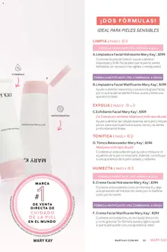Nuevas ofertas de Mary Kay válidas en toda la República Mexicana desde el 01.09.2025. ¡Encuentra las mejores ofertas en Exfoliante Facial Mary Kay, 2 a 3 veces por semana. Ideal para todo tipo de piel. Ayuda a eliminar las células muertas de la piel y limpiar poros, para que la piel luzca suave, tersa y se sienta profundamente limpia.! | Página: 55 | Productos: Crema, Brillo, Aceite, Toner