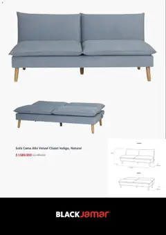Muebles jamar - Black Friday -  Vista previa de la revista de la tienda Muebles jamar valido desde el 18.11.2025 | Página: 6 | Productos: Cama, Sofá