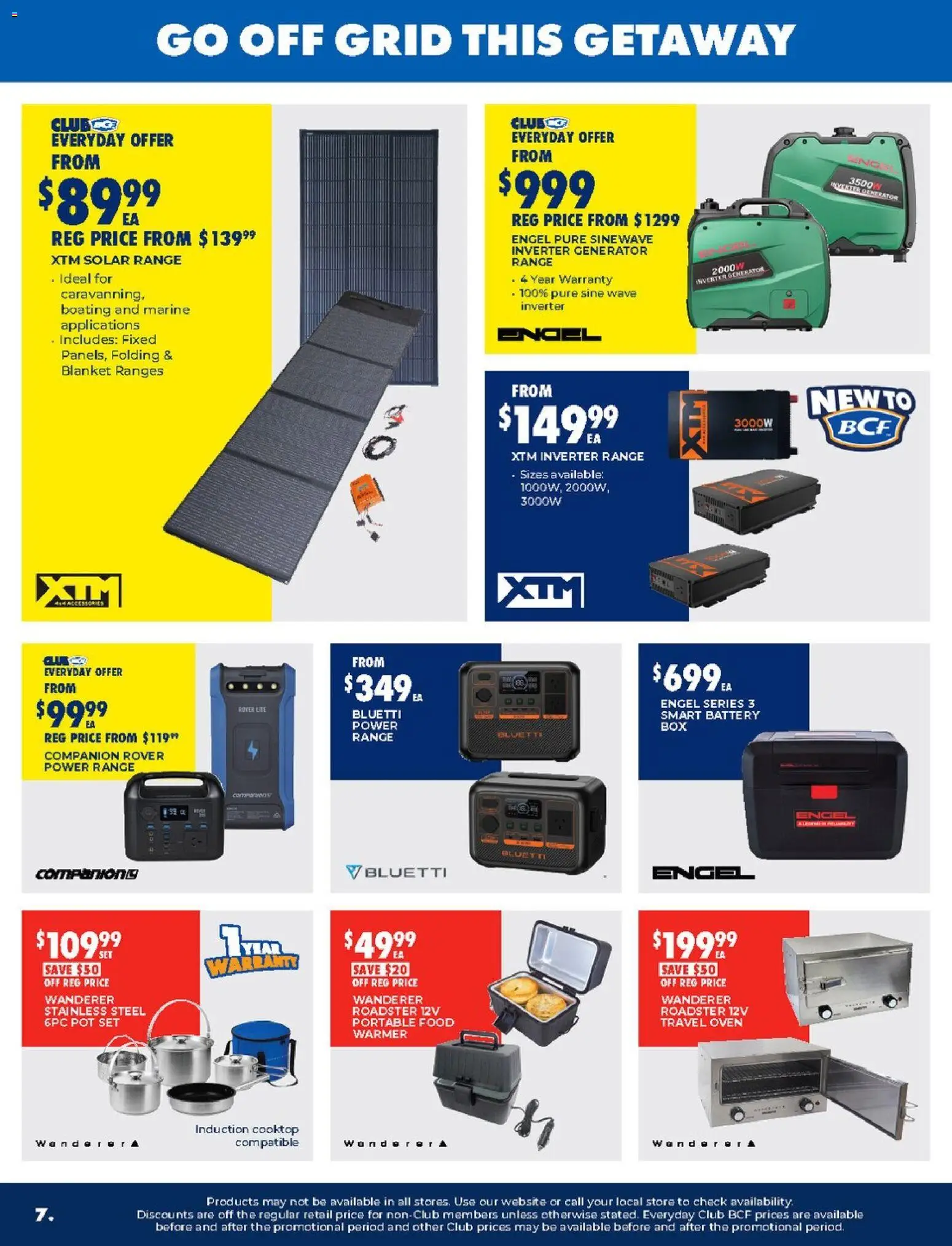 BCF catalogue - valid from 07.04.2026 | Page: 7 | Products: Pot, Oven, Cooktop, Blanket