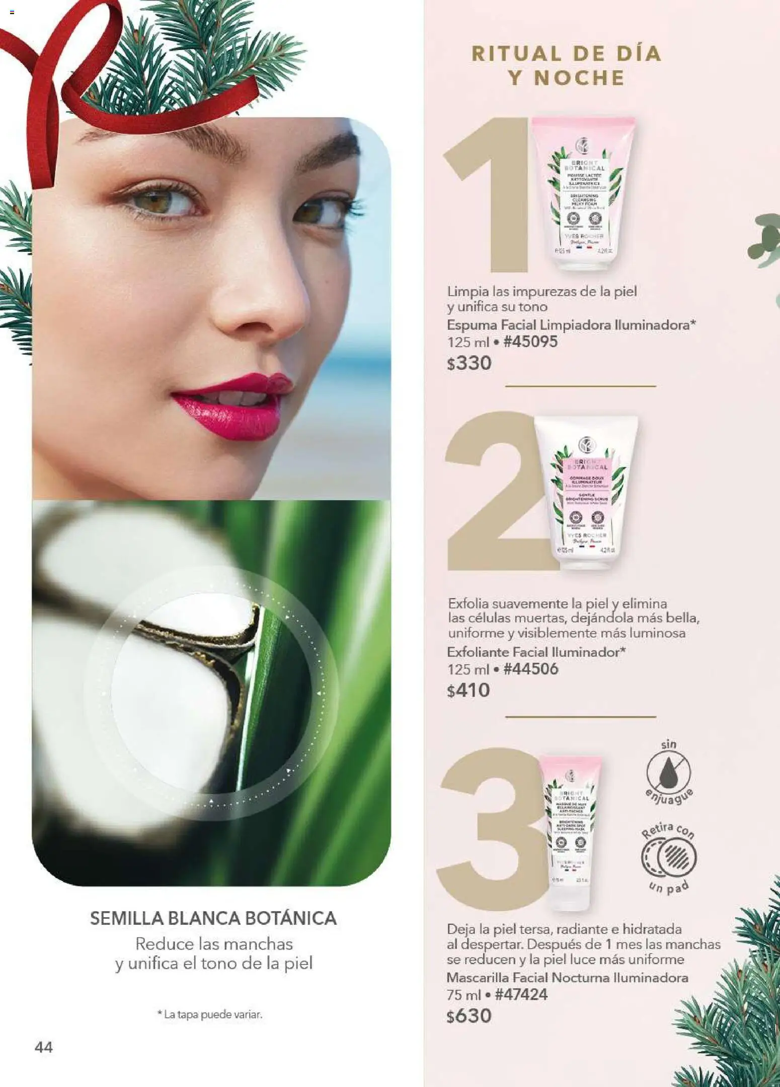 Nuevas ofertas de Yves Rocher válidas en toda la República Mexicana desde el 09.12.2025. ¡Encuentra las mejores ofertas en Yves Rocher campaña 17 2025! | Página: 44 | Productos: Exfoliante facial, Espuma, Radiante, Mascarilla