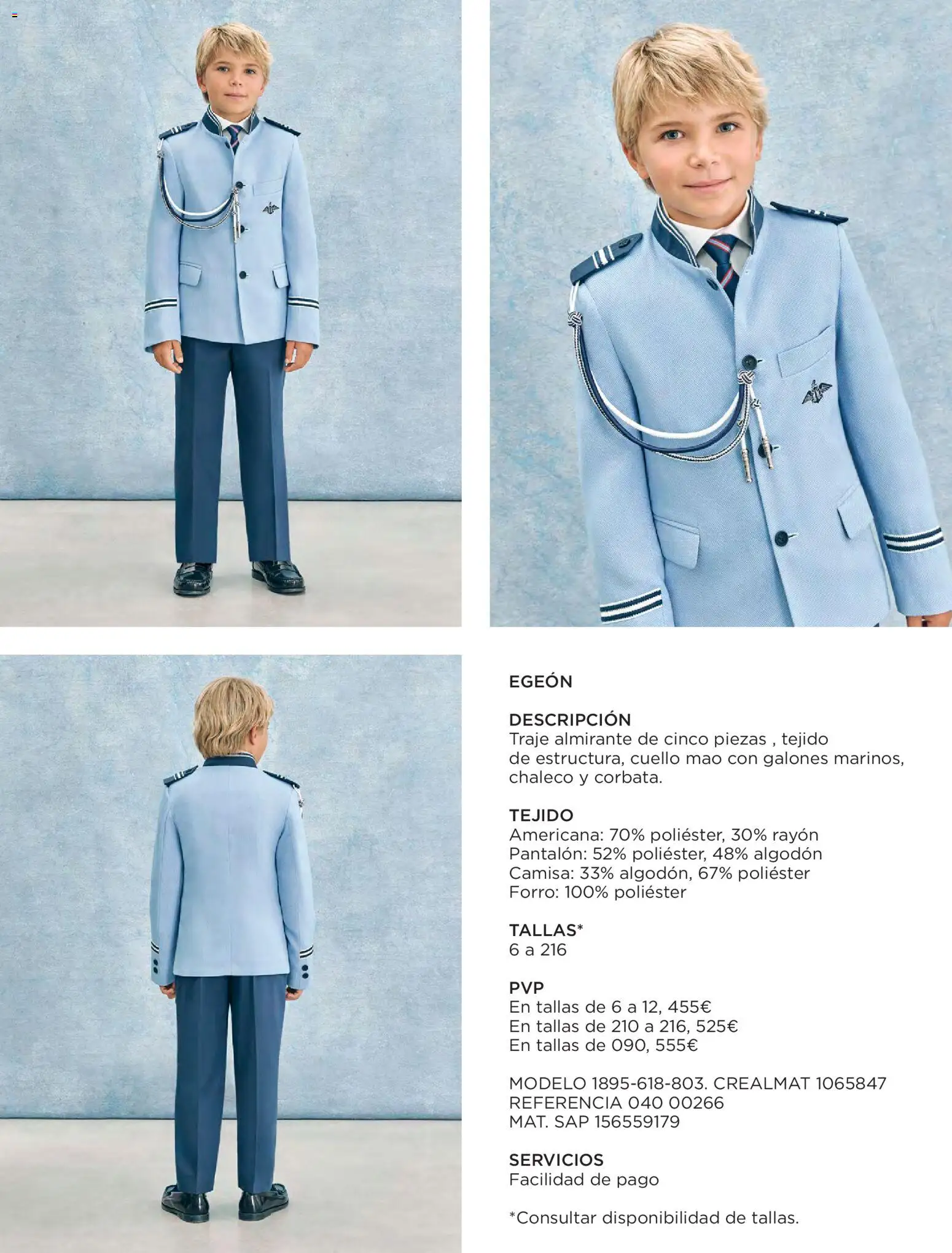 Nuevas ofertas de El Corte Inglés válidas en toda la República Mexicana desde el 20.11.2025. ¡Encuentra las mejores ofertas en El Corte Inglés catálogo Comuniones ! | Página: 16 | Productos: Chaleco, Traje, Camisa, Algodón