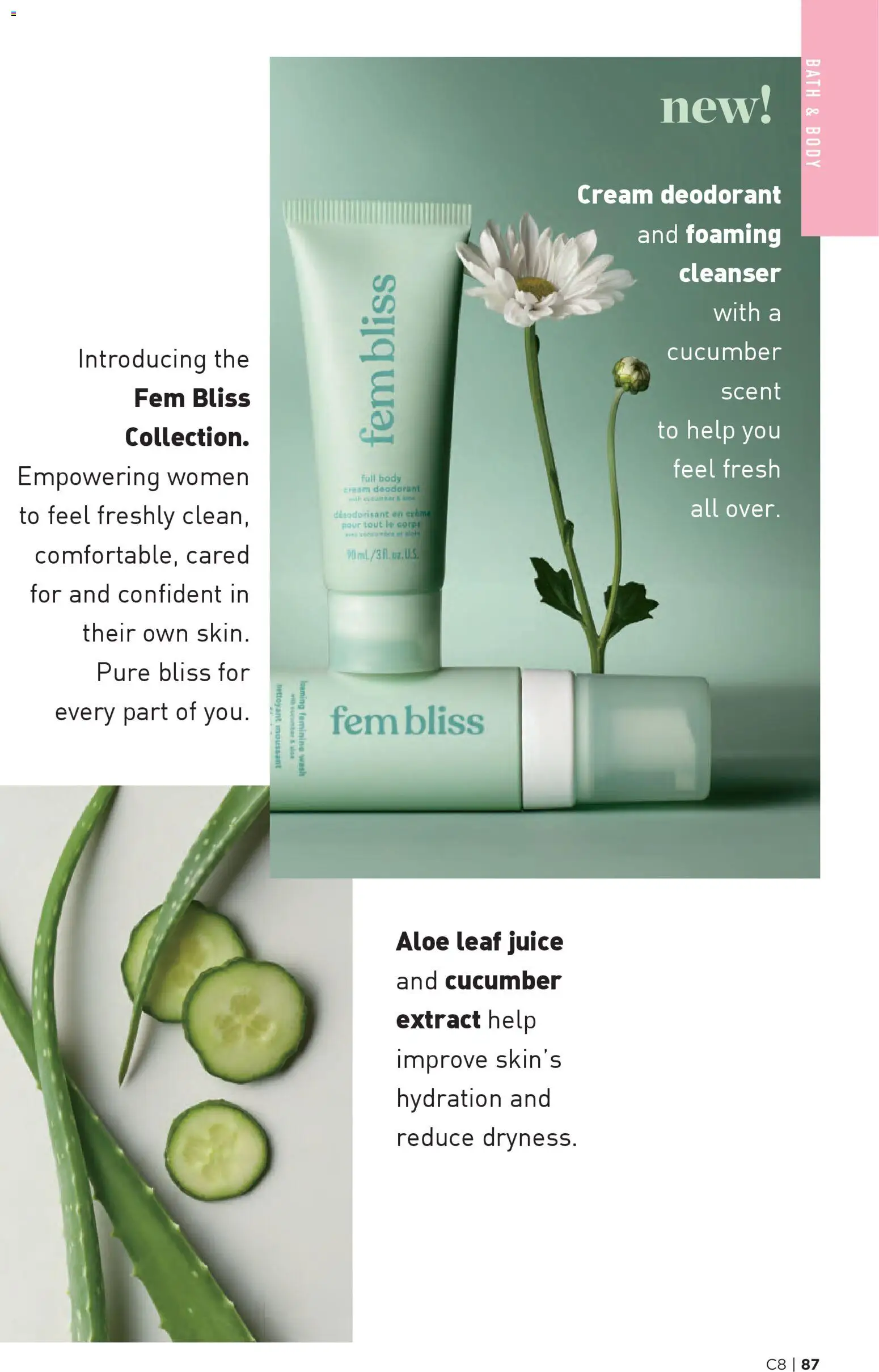 Avon flyer valid from 09.04.2026 | Page: 87 | Products: Cream, Deodorant, Bath, Juice