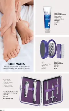 Preview of Foot Works Intensive Moisture Foot Cream, Suitable for diabetics. 75 ml from shop Avon valid from 26.03.2026 | Page: 36 | Products: Cream, Brush