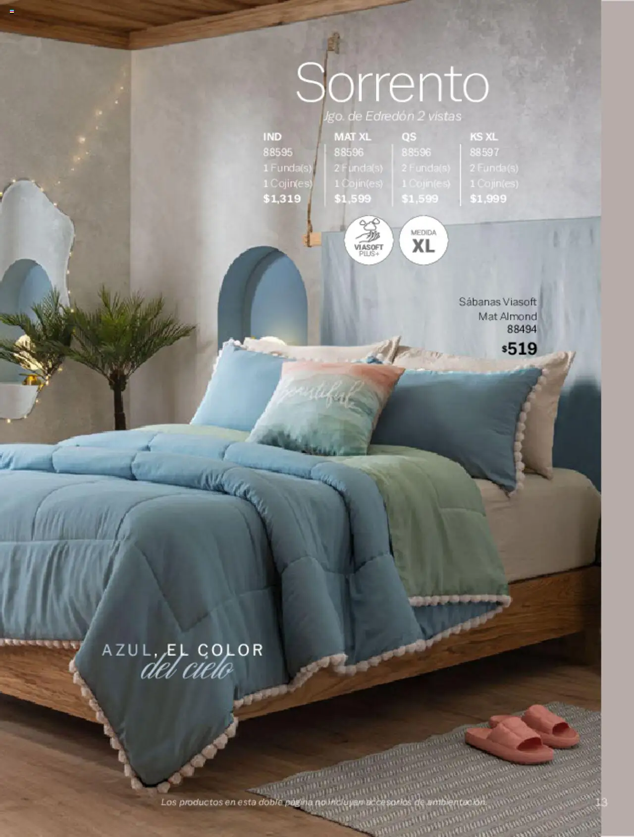 Nuevas ofertas de Vianney válidas en toda la República Mexicana desde el 07.03.2025. ¡Encuentra las mejores ofertas en Vianney catálogo Primavera! | Página: 15 | Productos: Sabanas