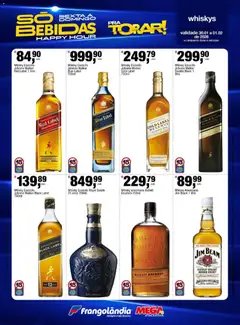 Frangolândia - Ofertas Bebidas - Pré-Visualização do folheto da loja Frangolândia, válido de 30.01.2026 | Página: 7 | Produtos: Whisky, Bourbon