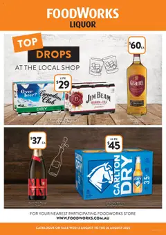 Preview of Foodworks Liquor VIC - valid from 13.08.2025