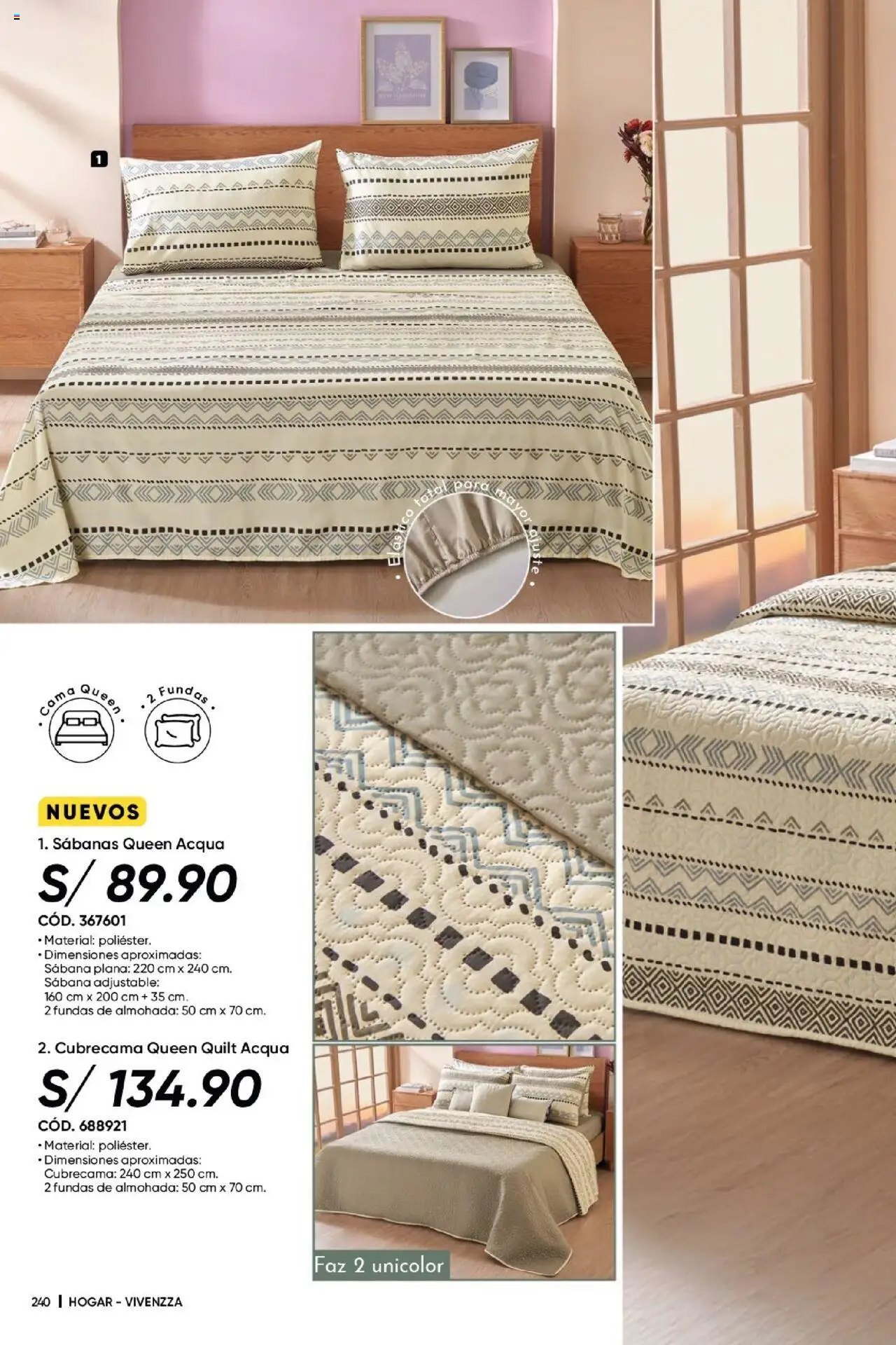 Catálogo Azzorti válido desde 28.05.2025 | Página: 242 | Productos: Cama, Almohada
