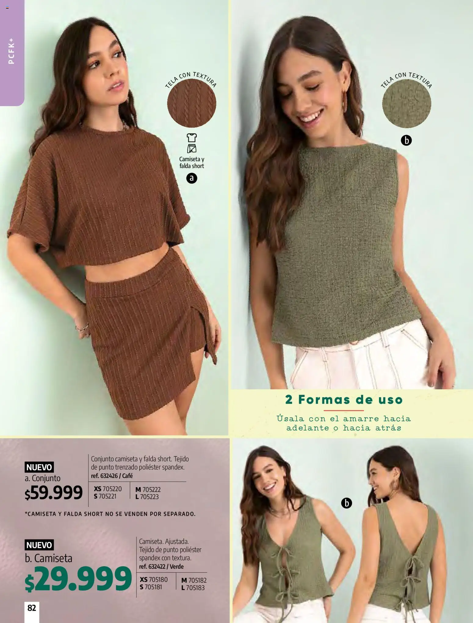 Pacifika revista - valida desde el 01.04.2026 | Página: 82 | Productos: Falda, Short, Conjunto, Café