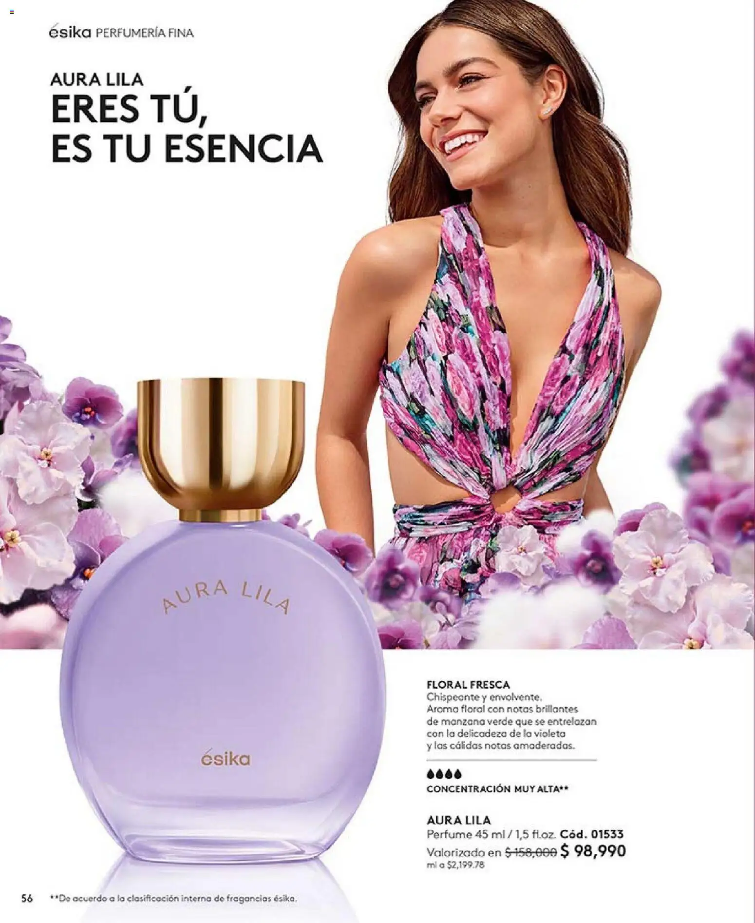 Ésika revista - valida desde el 01.02.2026 | Página: 56 | Productos: Manzana, Perfume
