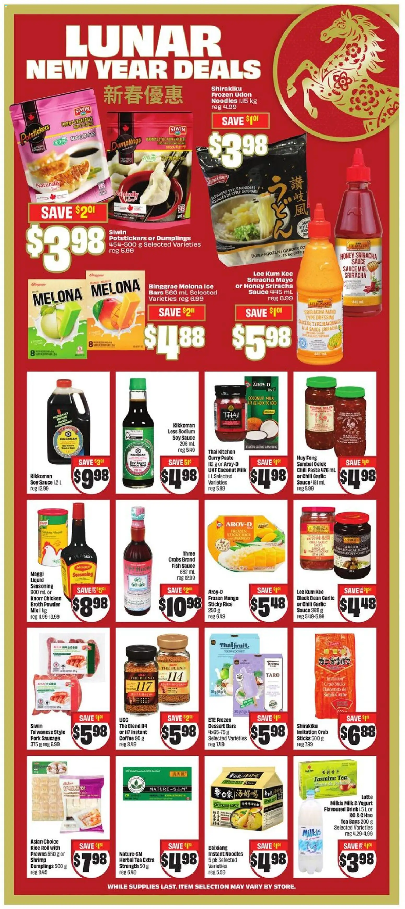 FreshCo flyer valid from 22.01.2026 | Page: 9 | Products: Tea, Noodles, Powder, Milk
