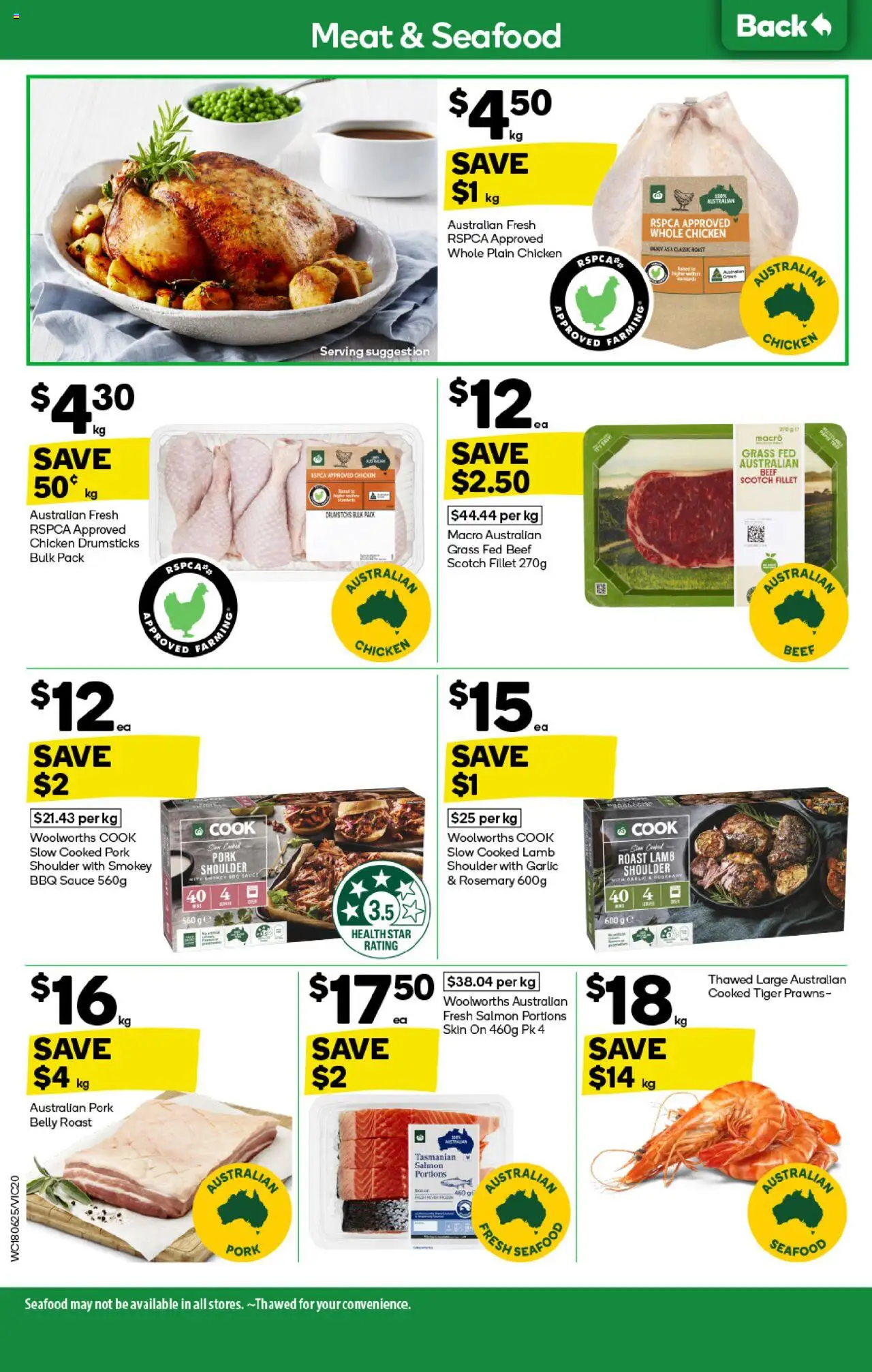 Woolworths catalogue - valid from 18.06.2025 | Page: 20 | Products: Grass, Salmon, Scotch, Strip