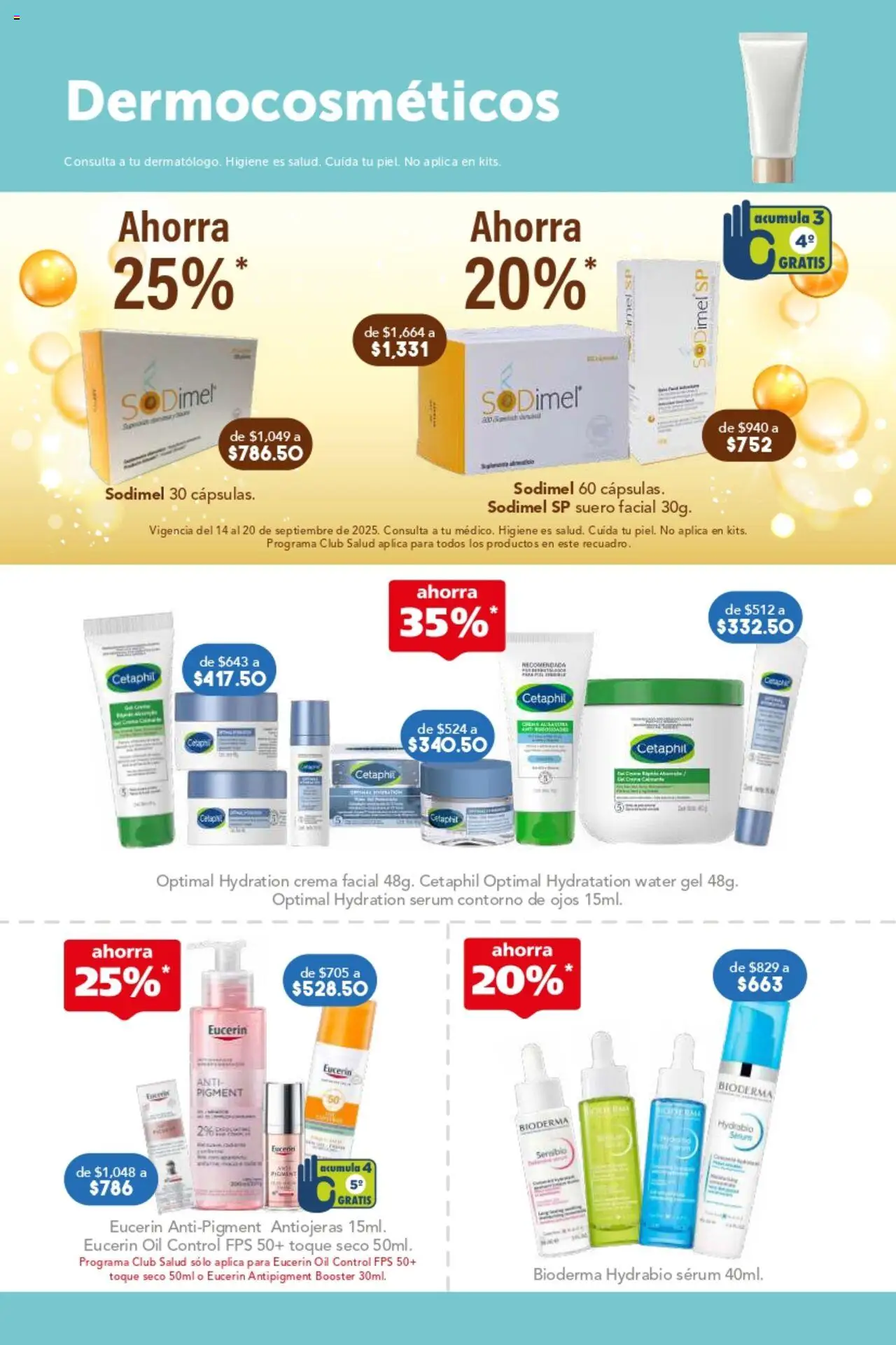 Nuevas ofertas de Farmacia San Pablo válidas en toda la República Mexicana desde el 14.09.2025. ¡Encuentra las mejores ofertas en Farmacia San Pablo - Catálogo! | Página: 13 | Productos: Contorno de ojos, Serum, Crema, Contorno