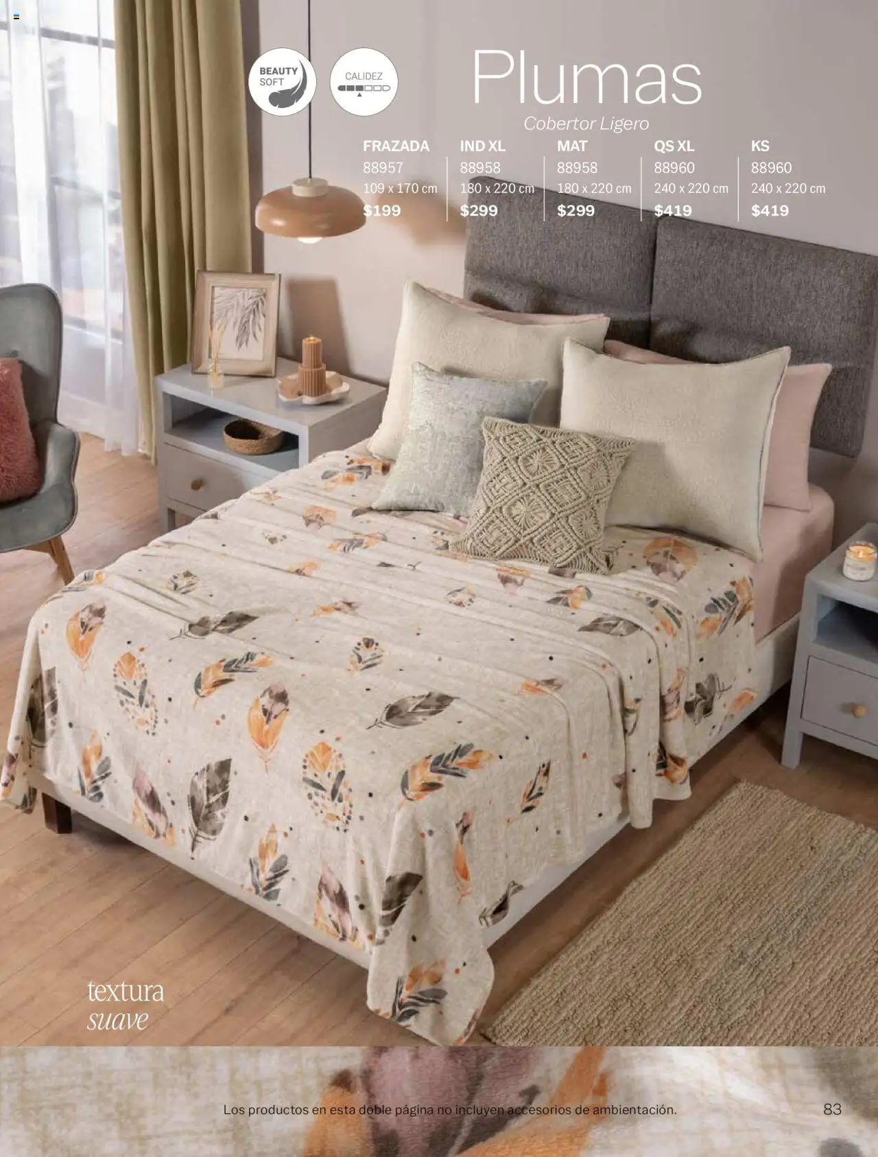 Nuevas ofertas de Vianney válidas en toda la República Mexicana desde el 15.08.2025. ¡Encuentra las mejores ofertas en Vianney - Catálogo Invierno! | Página: 85 | Productos: Cobertor