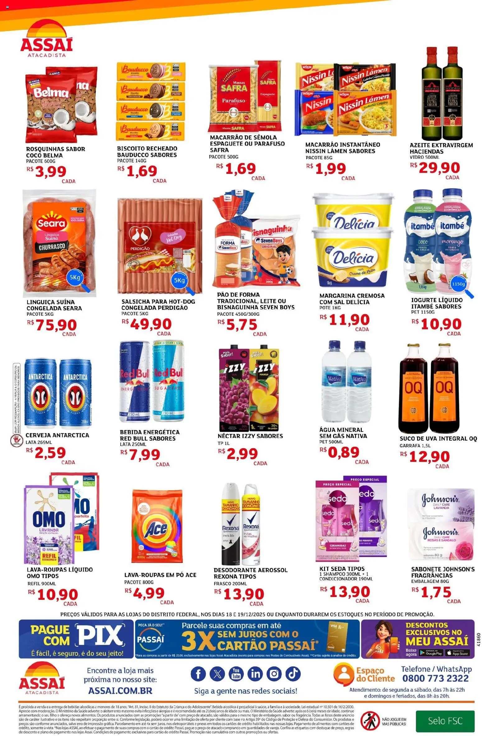 Assaí Atacadista Folheto - válido de 18.12.2025 | Página: 2 | Produtos: Pó, Suco, Creme, Biscoito recheado