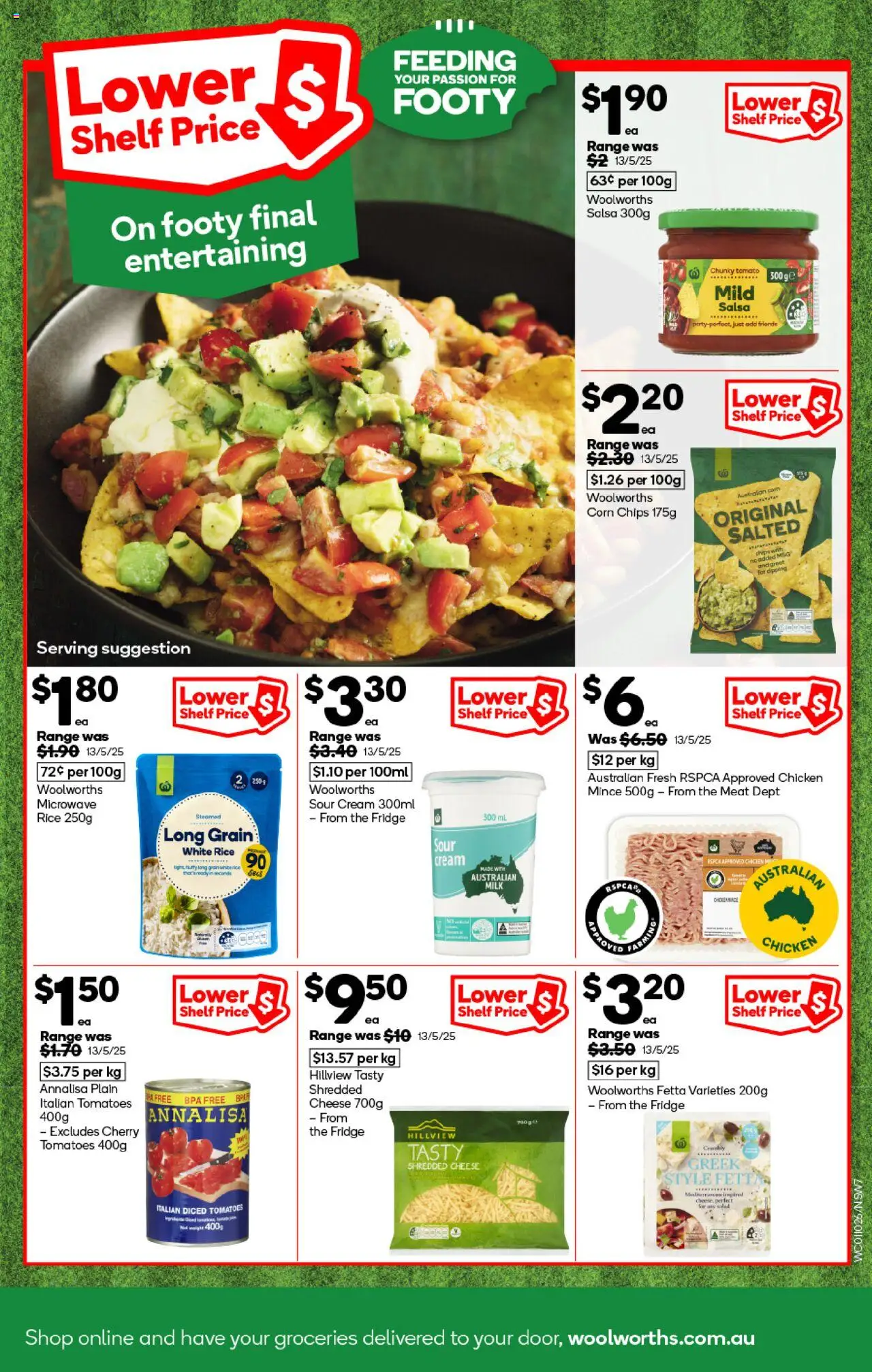 Woolworths catalogue - valid from 01.10.2025 | Page: 7 | Products: Chicken, Chips, Salsa, Microwave