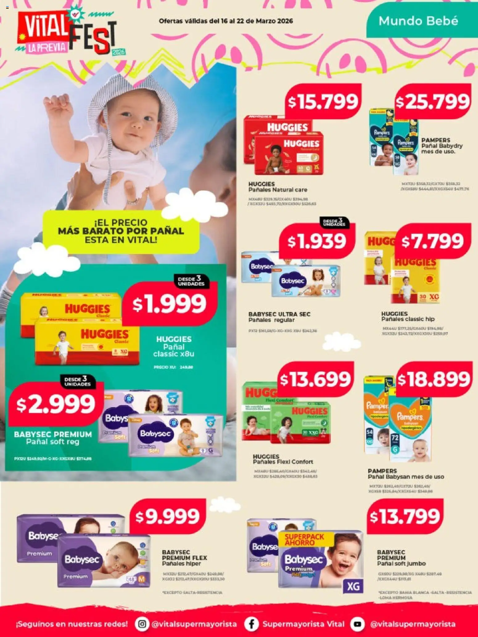 Vital - Ofertas - Laferrere  │ válido desde el 16.03.2026 | Página: 5 | Productos: Pañales