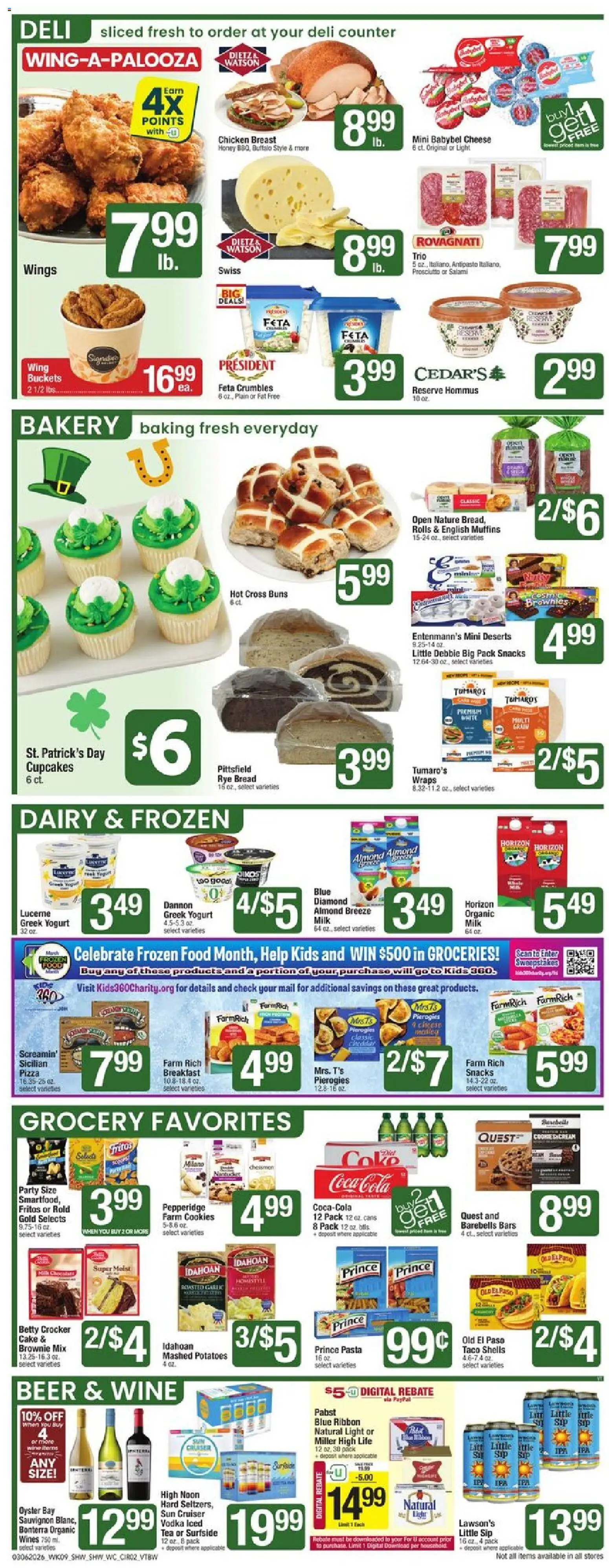 Shaw's Weekly Ad - VT - valid from 06.03.2026 | Page: 2 | Products: Beer, Tea, Vodka, Garlic