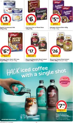 Preview of Coles  Catalogue  - valid from 19.11.2025 | Page: 33 | Products: Milk, Coffee, Glassware, Moccona