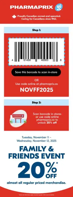 Preview of Pharmaprix - Event from shop Pharmaprix valid from 11.11.2025